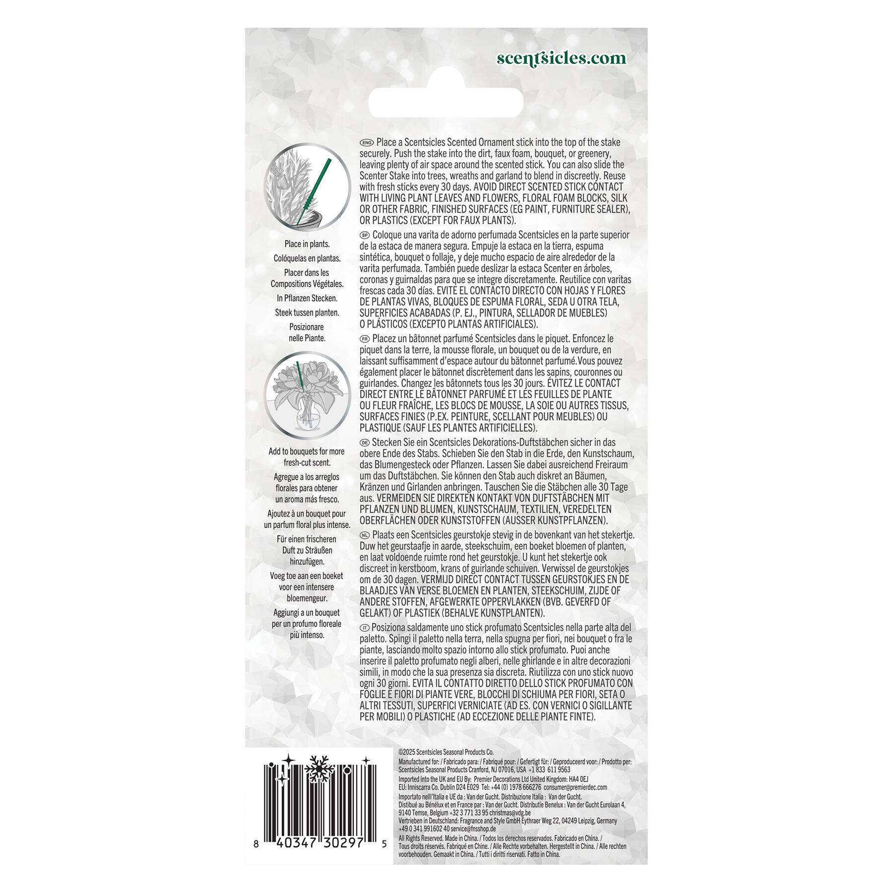 ScentSicles® Green Scenter Stakes™, 6ct.