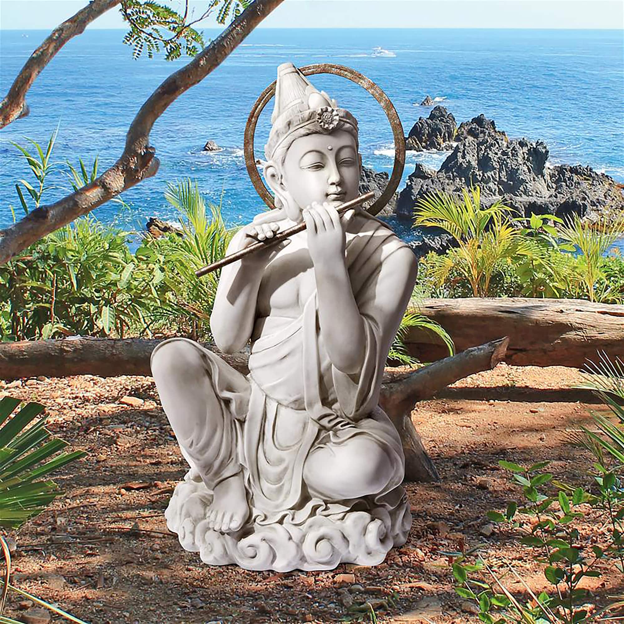 Design Toscano 22&#x22; Byodo-In Temple Bodhisattva Garden Statue