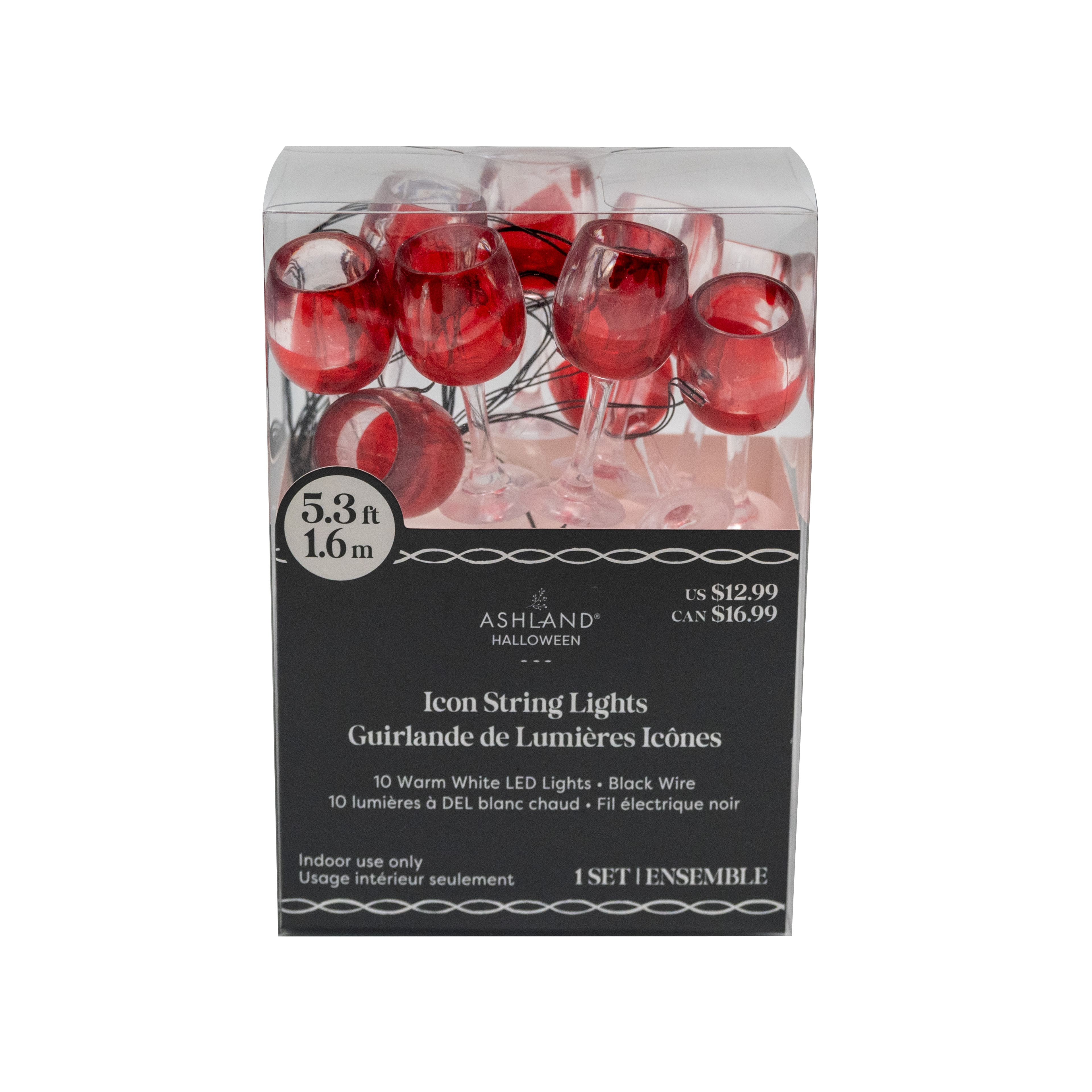 5.25ft. Bloody Glass Icon String Lights by Ashland&#xAE;