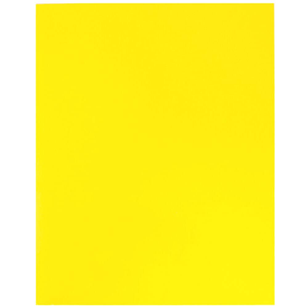 JAM Paper Glossy Laminated Two Pocket Folders, 100ct.