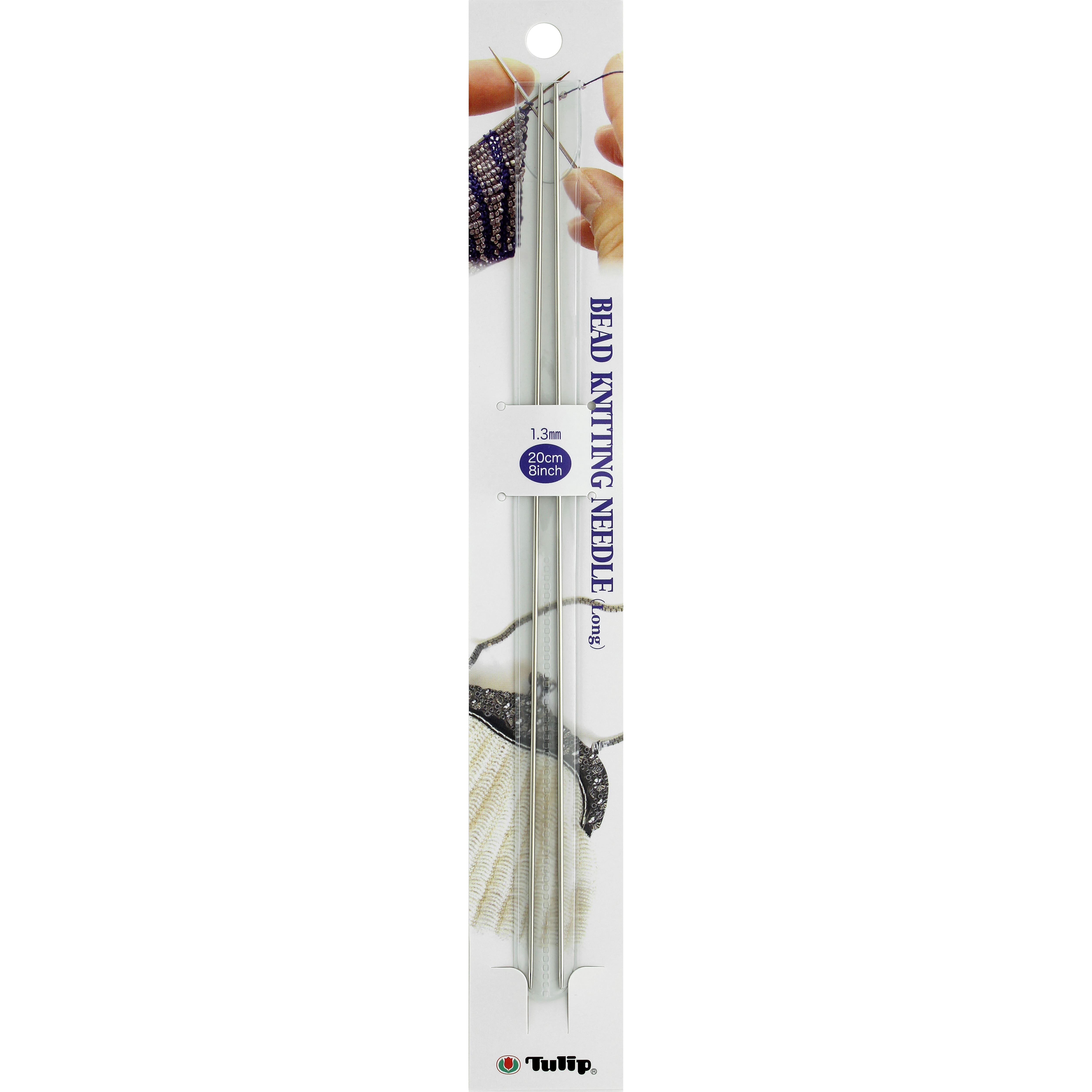 Tulip&#xAE; 8&#x22; Long Bead Knitting Needles, 2ct. 