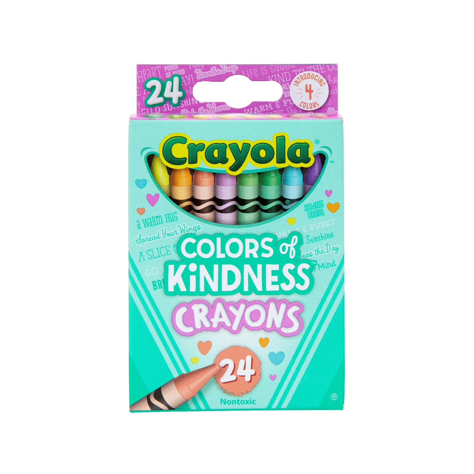 Crayola Glittler Crayons, 24 colors 