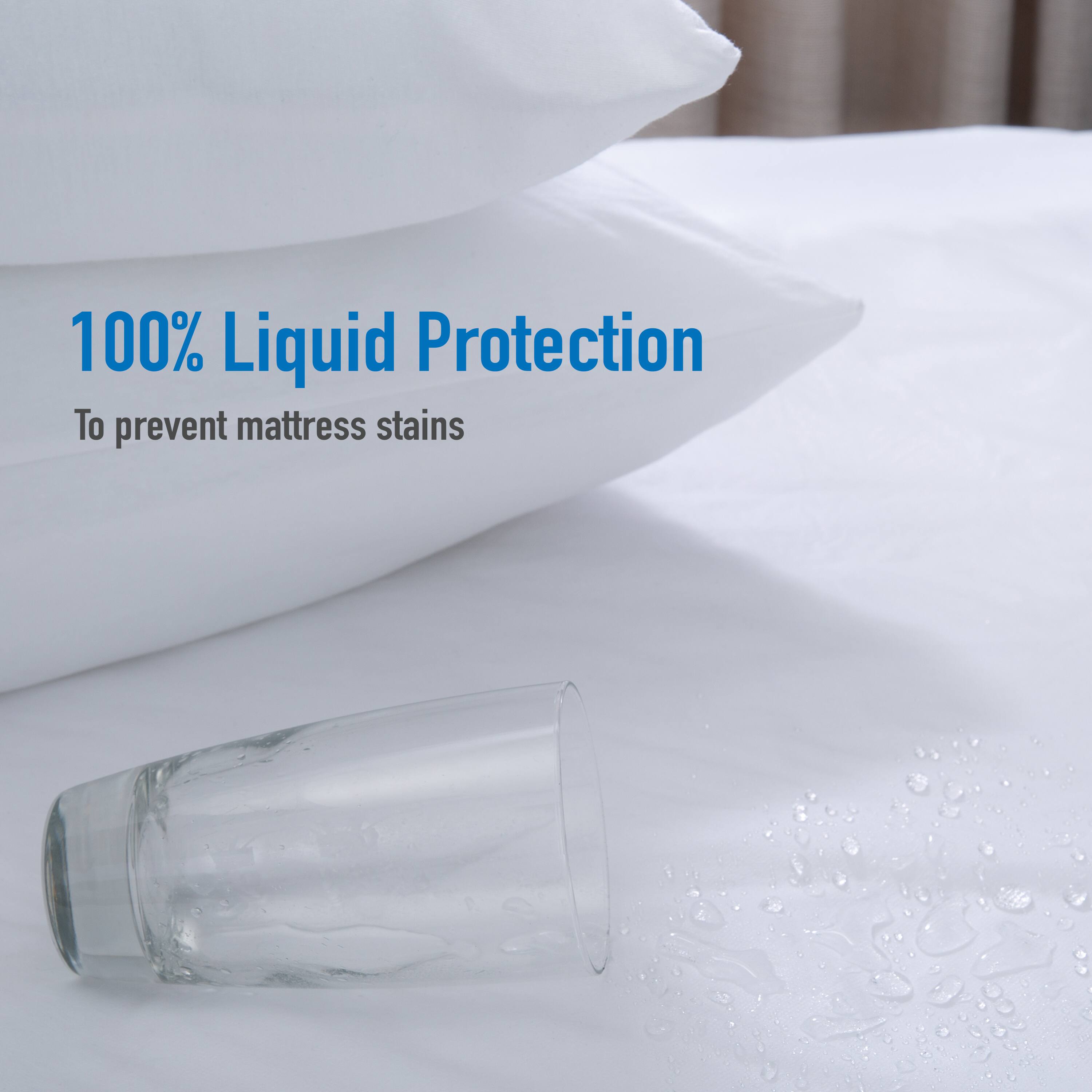 Home Details Sanitized Waterproof Mattress Protector