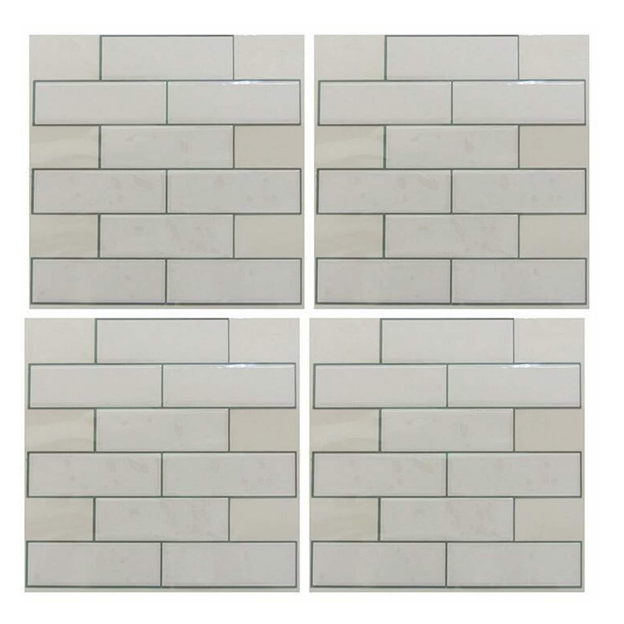 RoomMates Sticktiles Classic Subway Peel & Stick Wall Decals, 4ct.