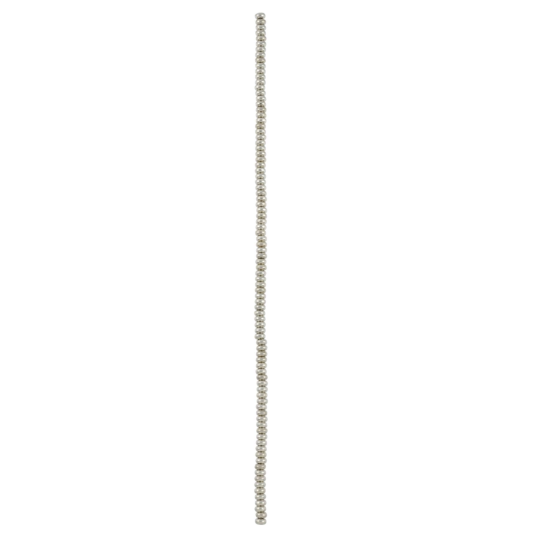 12 Pack: Metal Rondelle Beads, 5mm by Bead Landing™