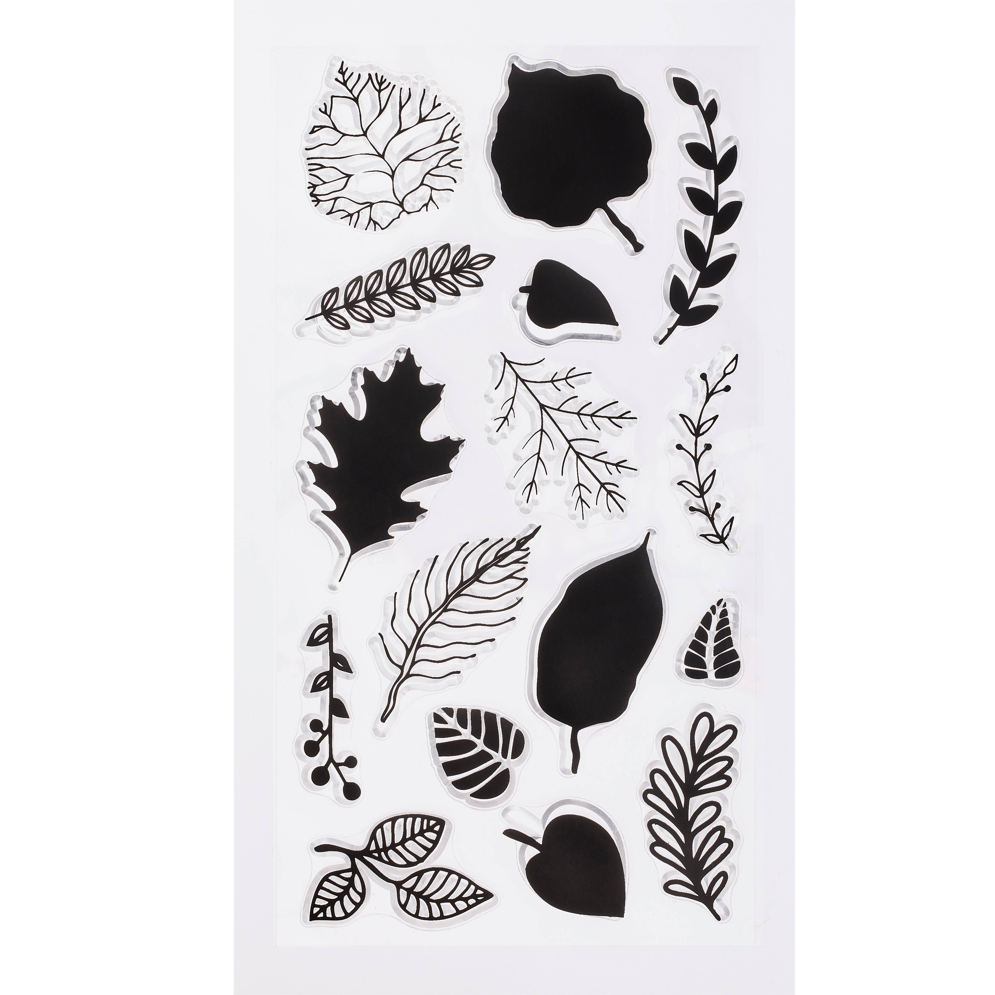 6 Pack: Leaves Clear Stamp Set by Recollections™