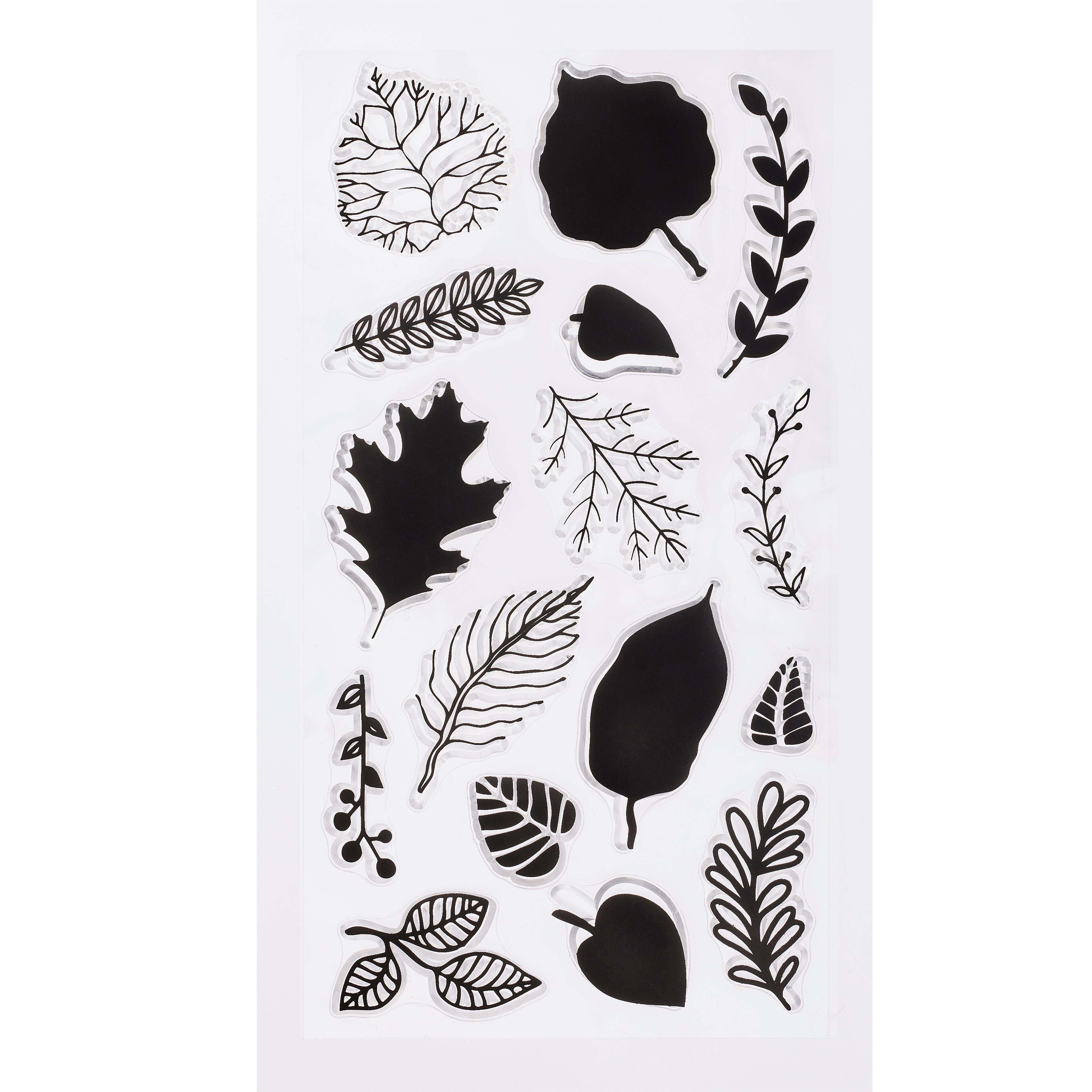 6 Pack: Leaves Clear Stamp Set by Recollections&#x2122;