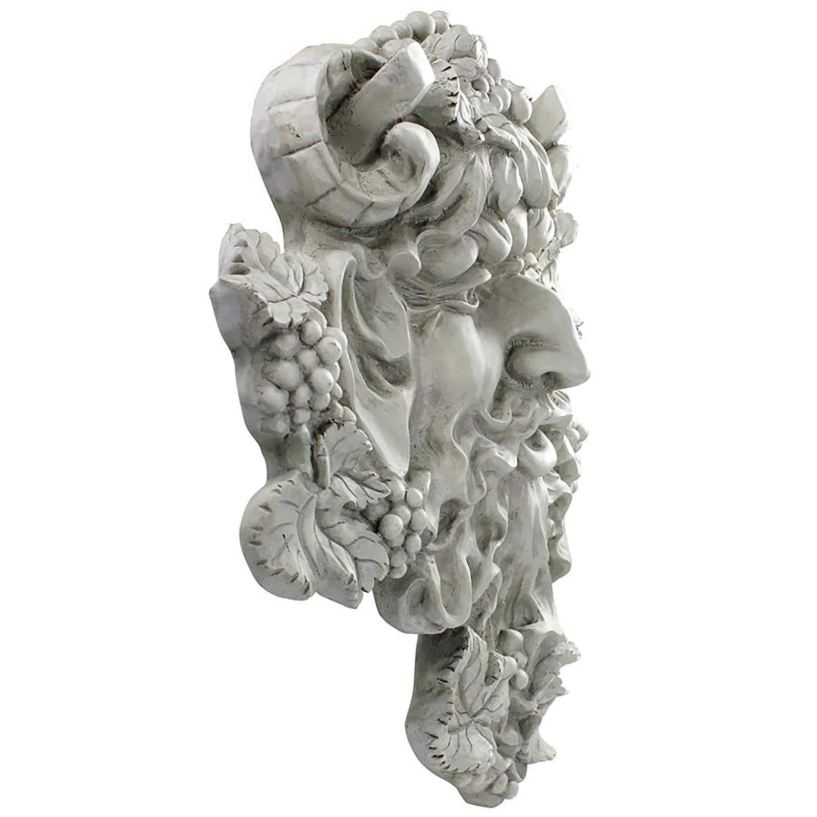 Design Toscano Bacchus Wine God Green Man Wall Sculpture