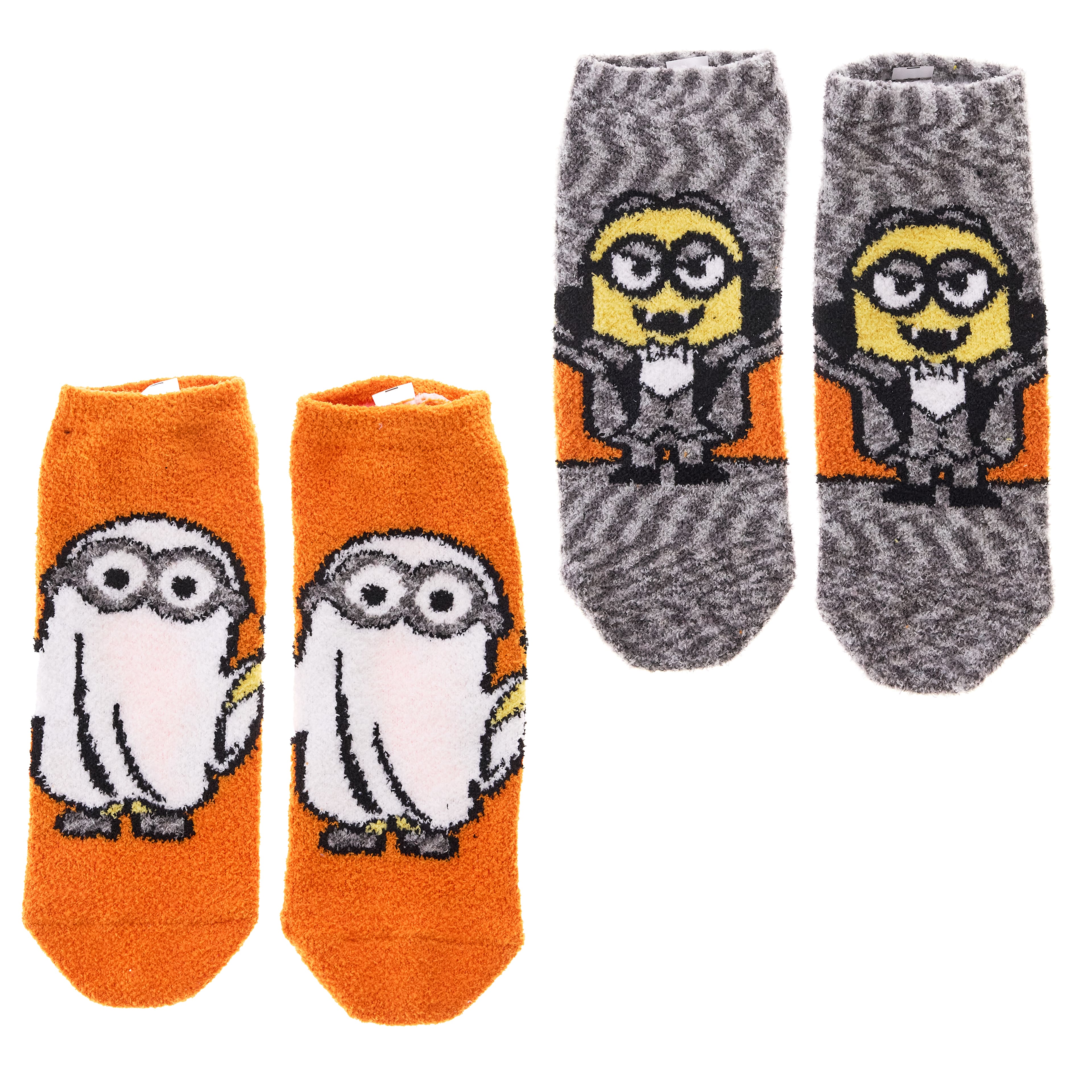 Minions&#x2122; 2 Pair Adult Ankle Sock Set