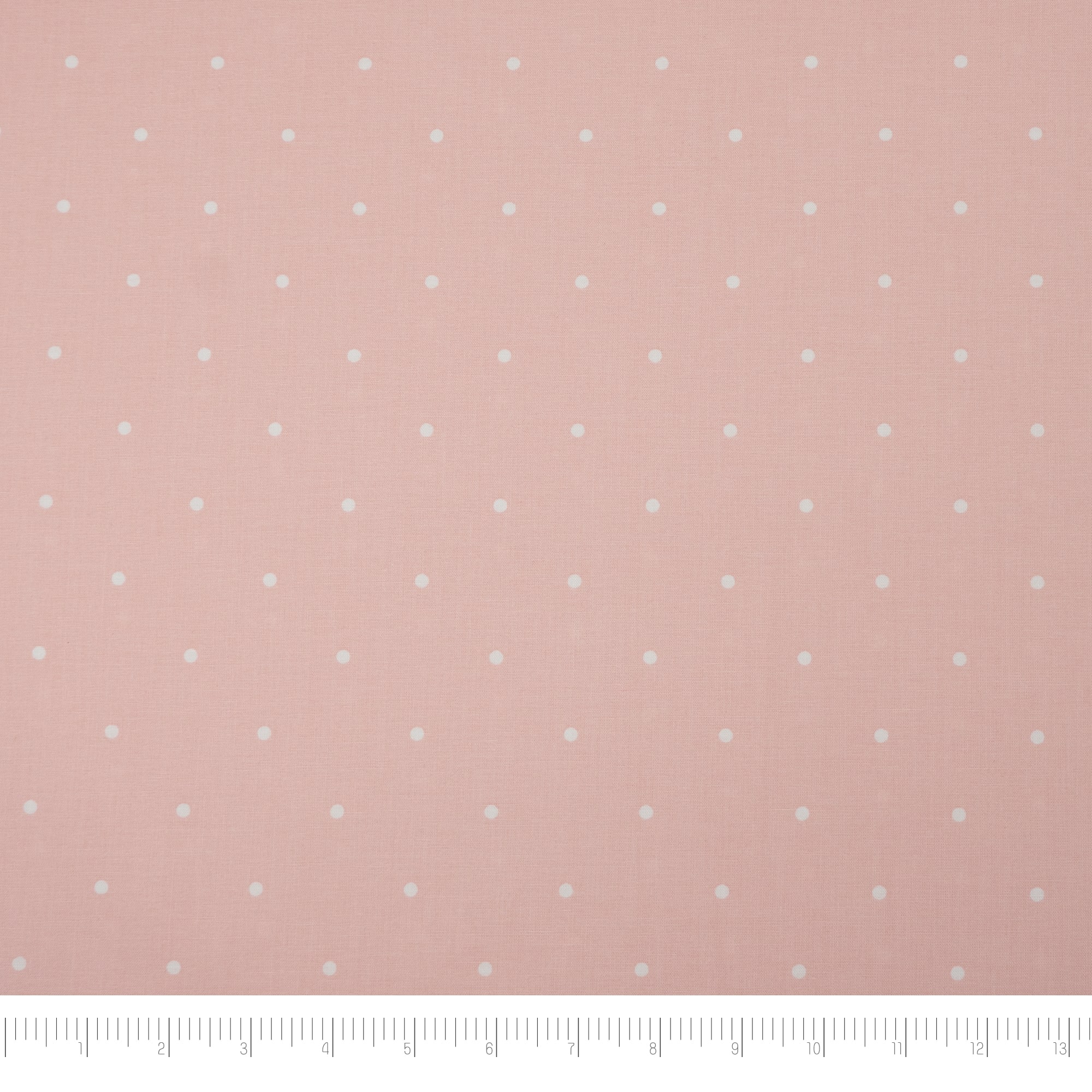 SINGER Pink Dots Cotton Fabric
