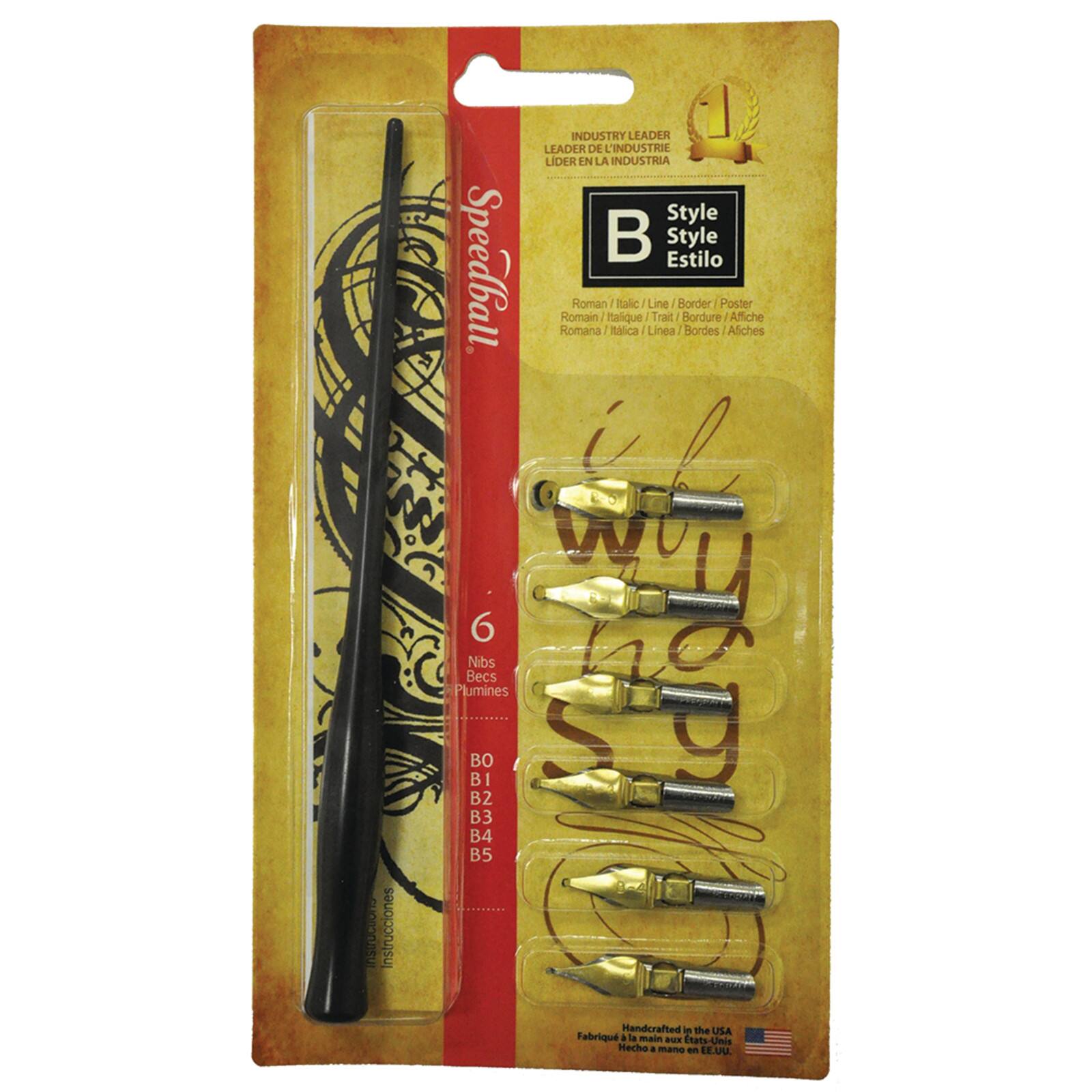 Speedball® BStyle Lettering Set Dip Pens & Accessories Michaels