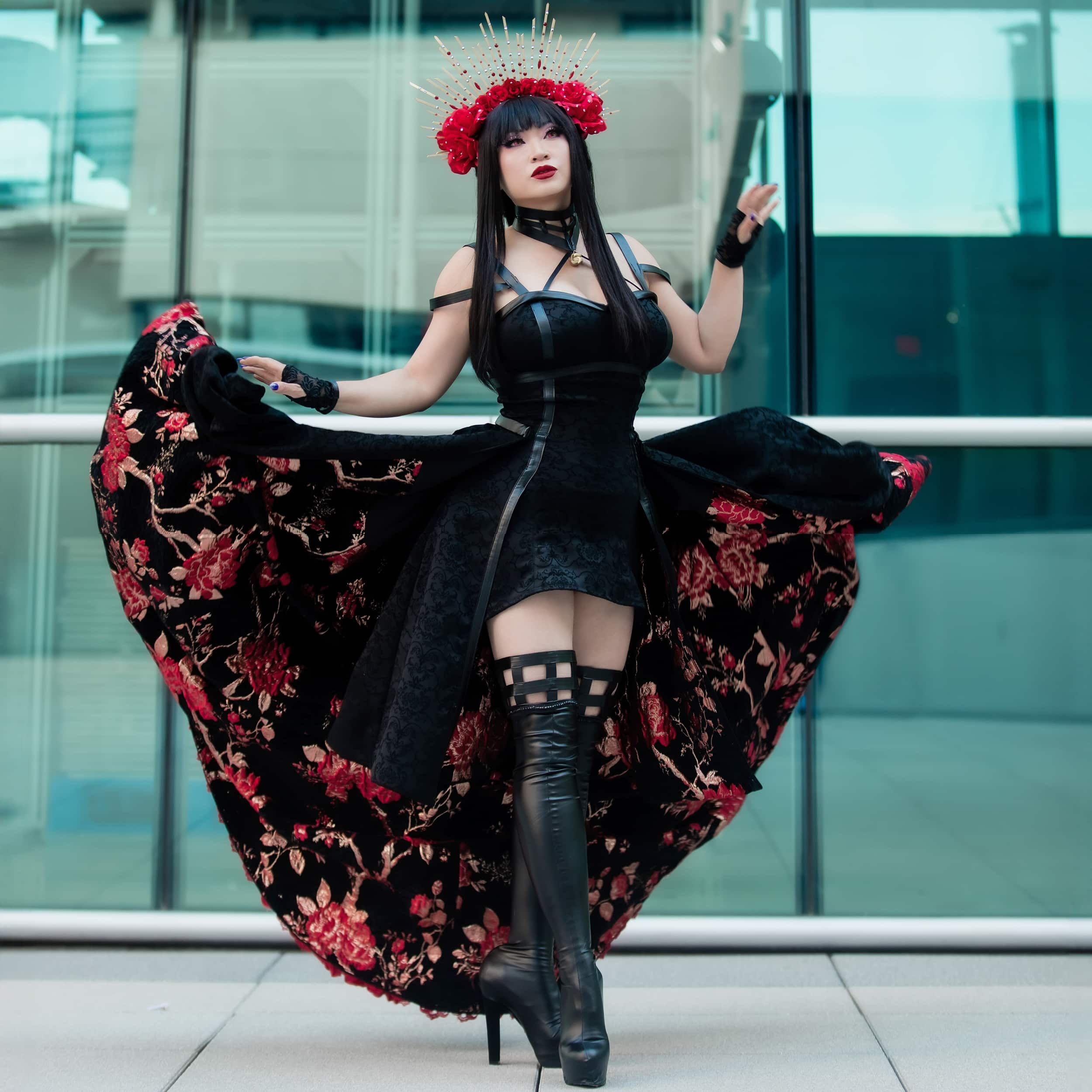 Cosplay by Yaya Han Black 4-Way Stretch Pleather Fabric