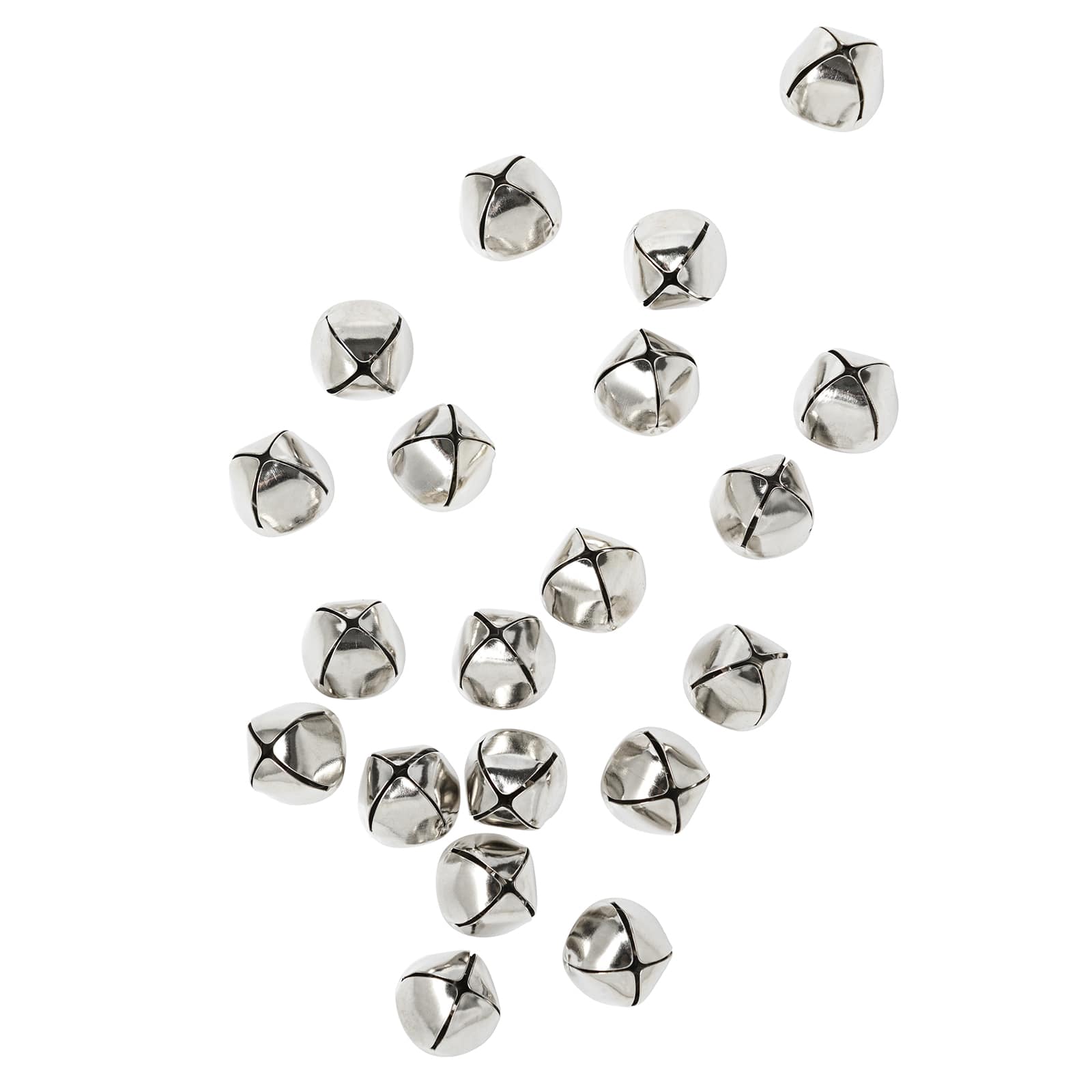 12 Packs: 38 ct. (456 total) 18mm Silver Jingle Bells by Creatology™