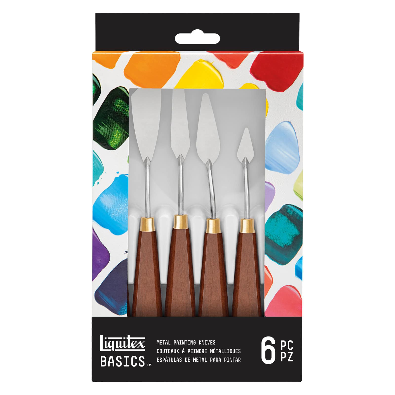 Liquitex&#xAE; 6 Piece Metal Palette &#x26; Painting Knives Set