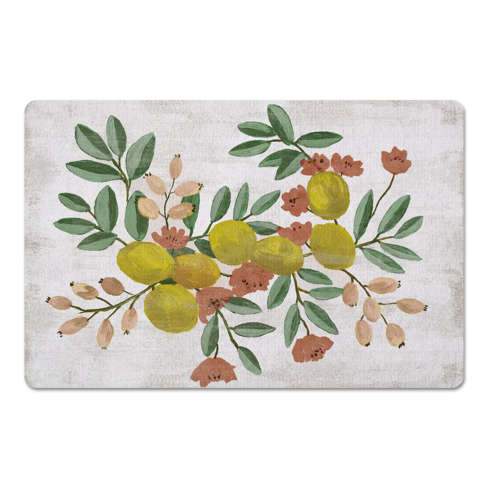 Citrus Botanical 27" x 18" Floor Mat