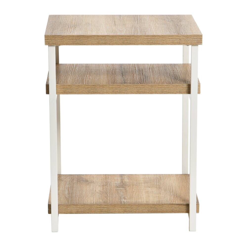 Household Essentials Jamestown 2-Shelf End Table