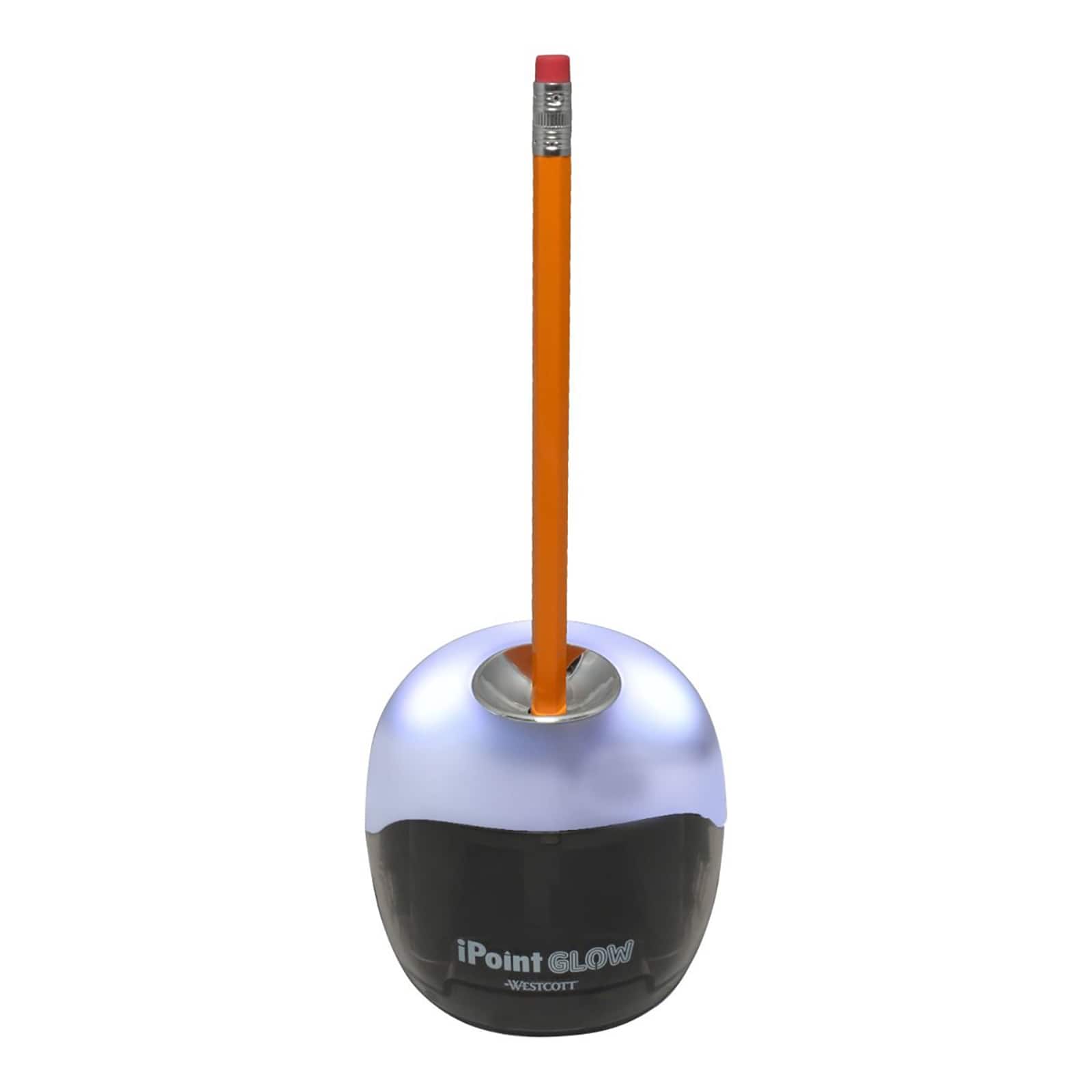 Westcott® iPoint® Glow Color Changing Battery Pencil Sharpener