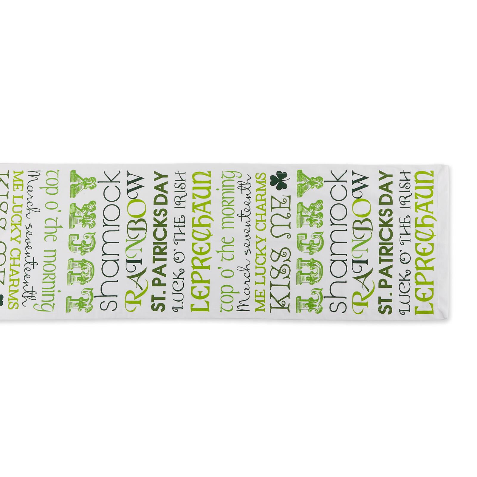 DII® 72" St Patrick's Day Print Table Runner