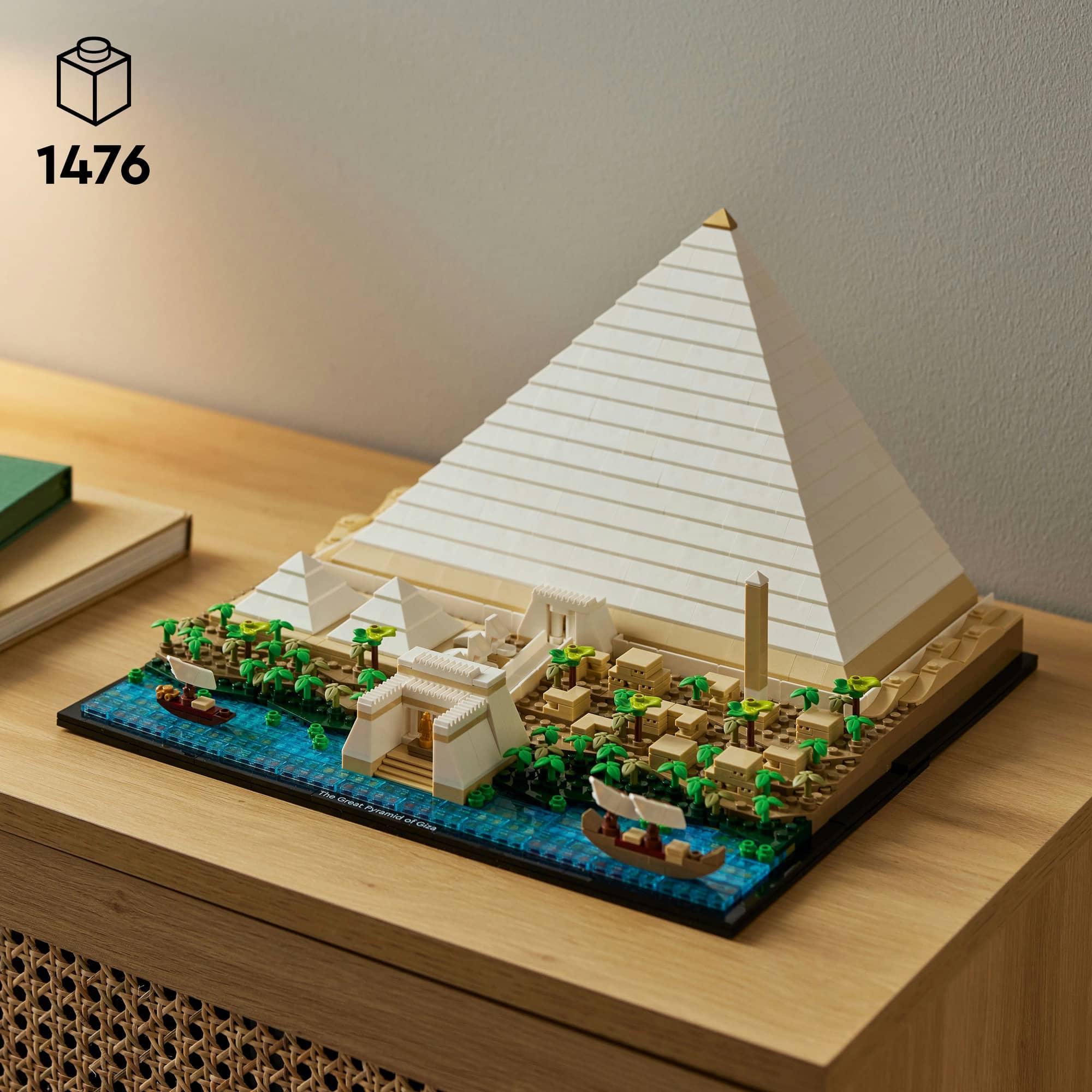 LEGO&#xAE; Architecture Great Pyramid of Giza 21058 Building Kit (1,476 Pieces)