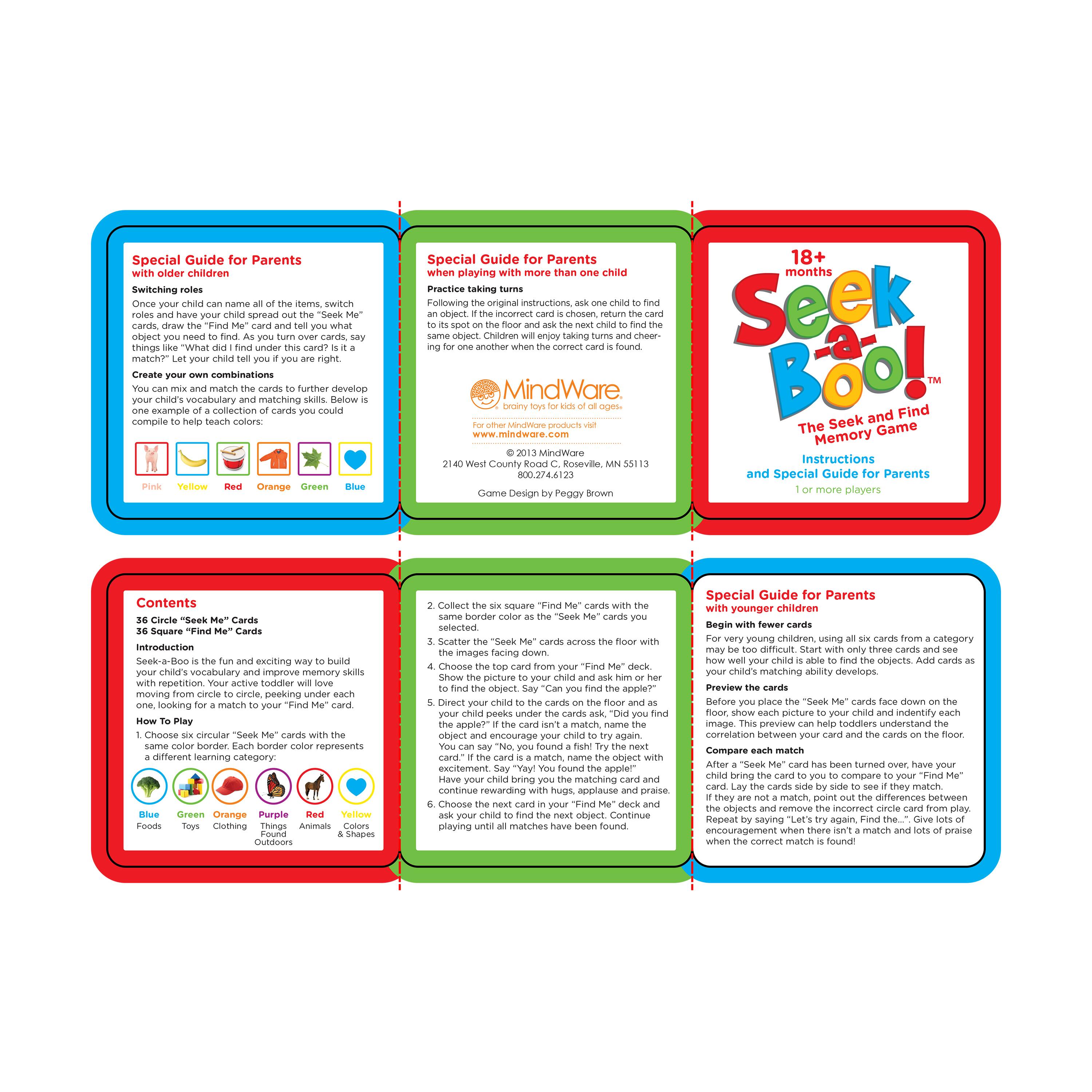 Seek-a-Boo!™ The Seek and Find Memory Game