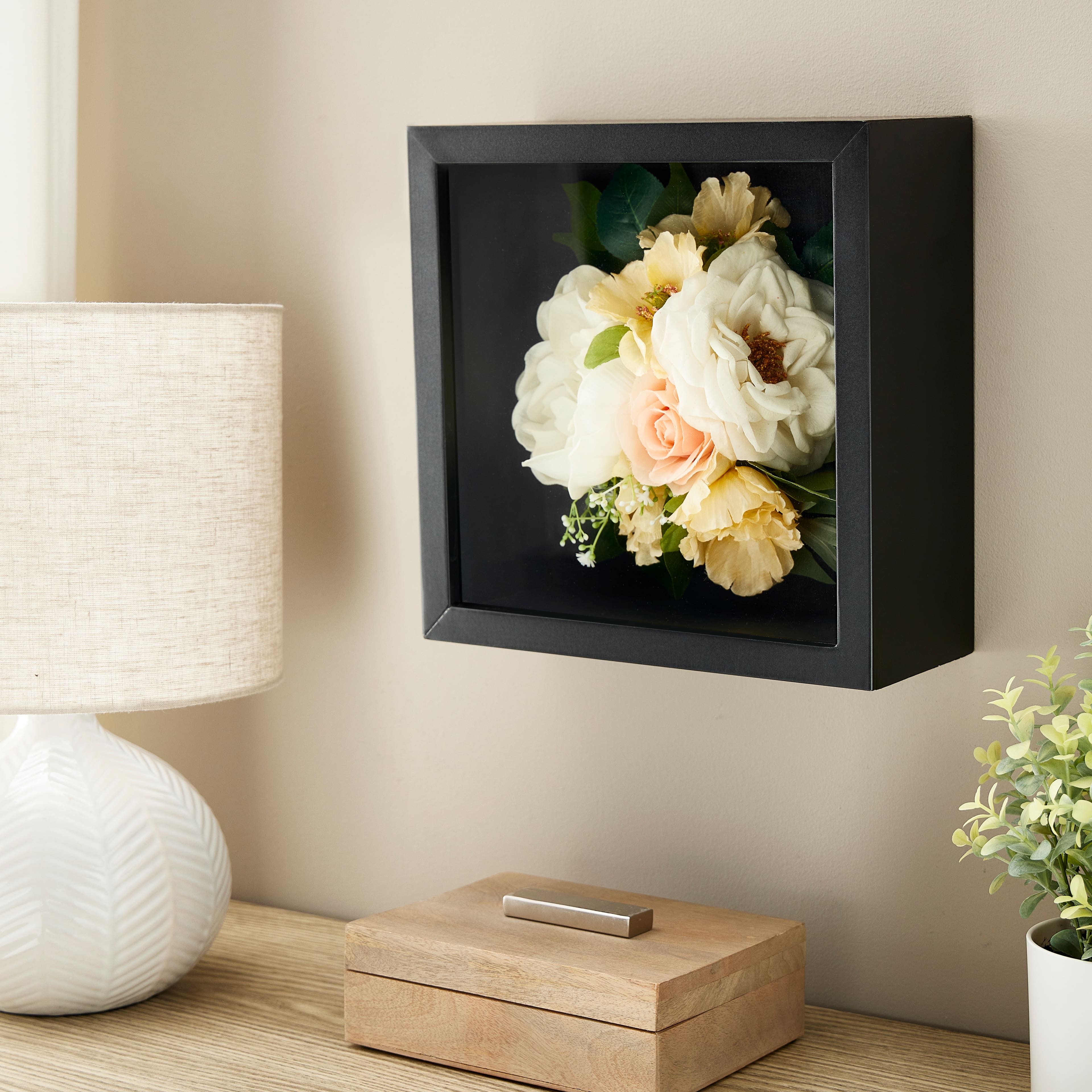 8 Pack: Black Deep 10" x 10" Shadow Box by Studio Décor®