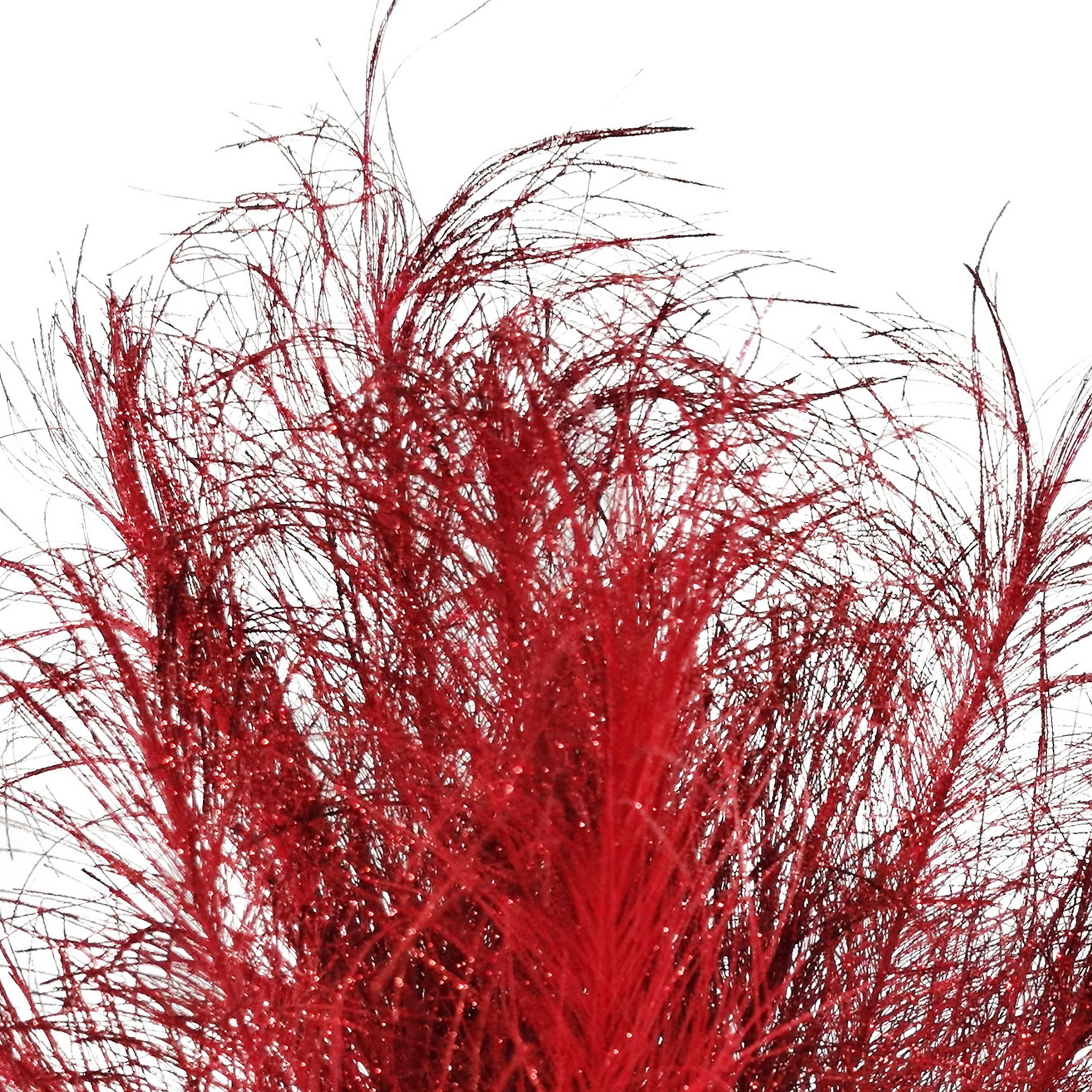 22&#x22; Red Glitter Pampas Grass Bush by Ashland&#xAE;