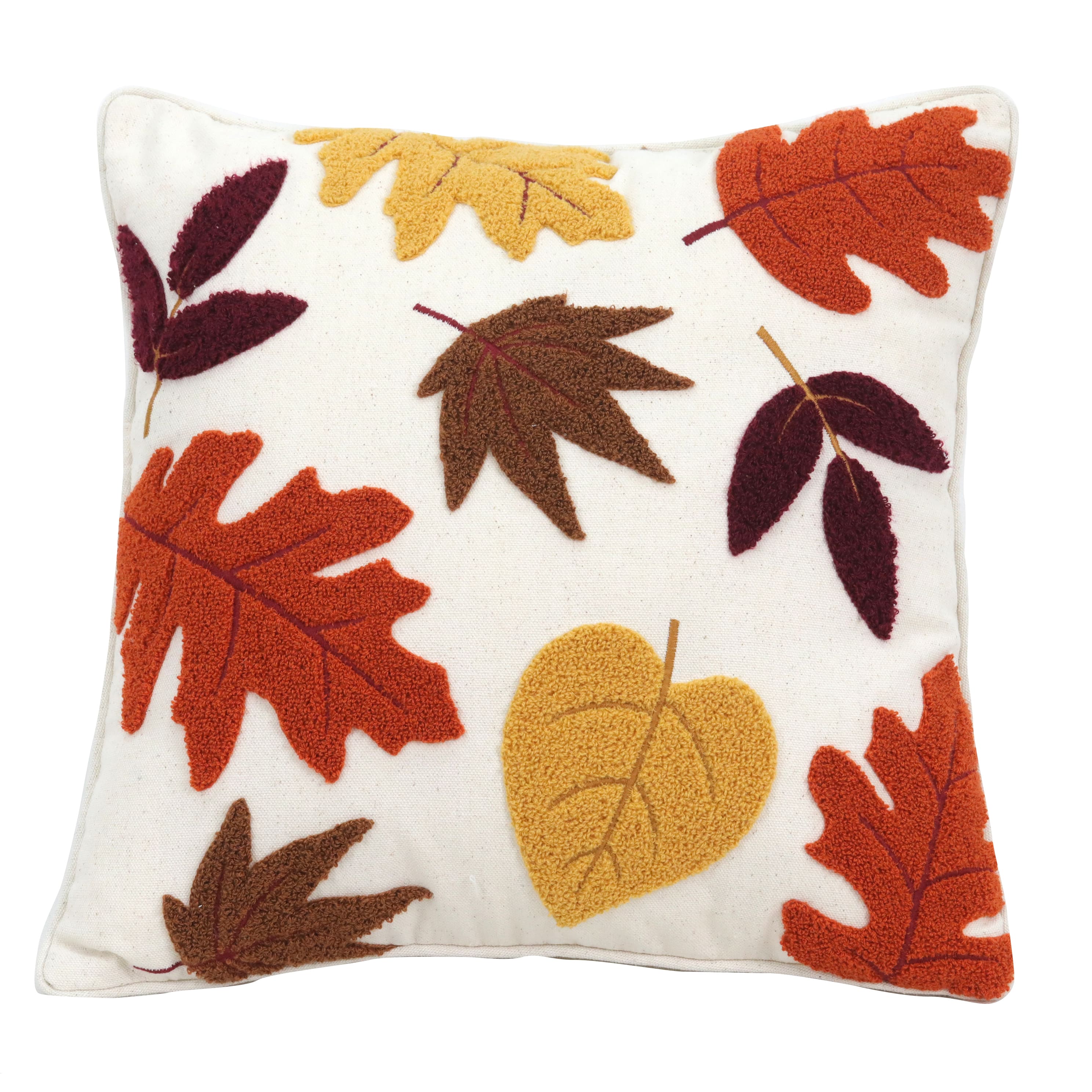 16&#x22; Mixed Fall Leaves Throw Pillow by Ashland&#xAE;