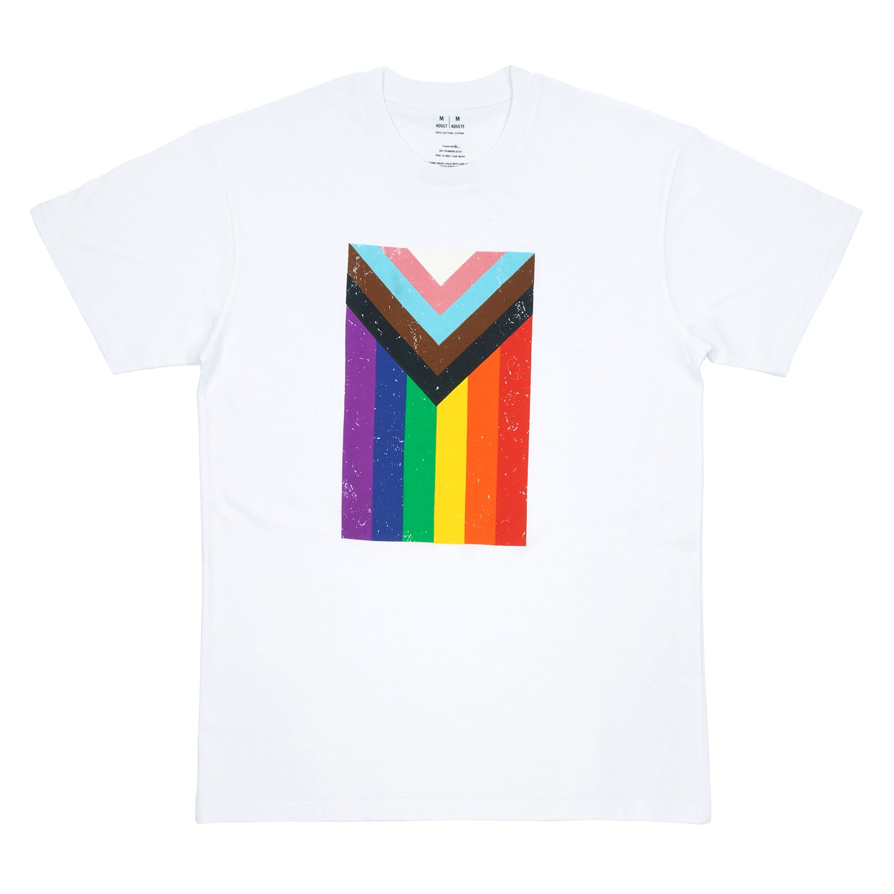 Pride Flag Adult T-Shirt by Celebrate It&#x2122;