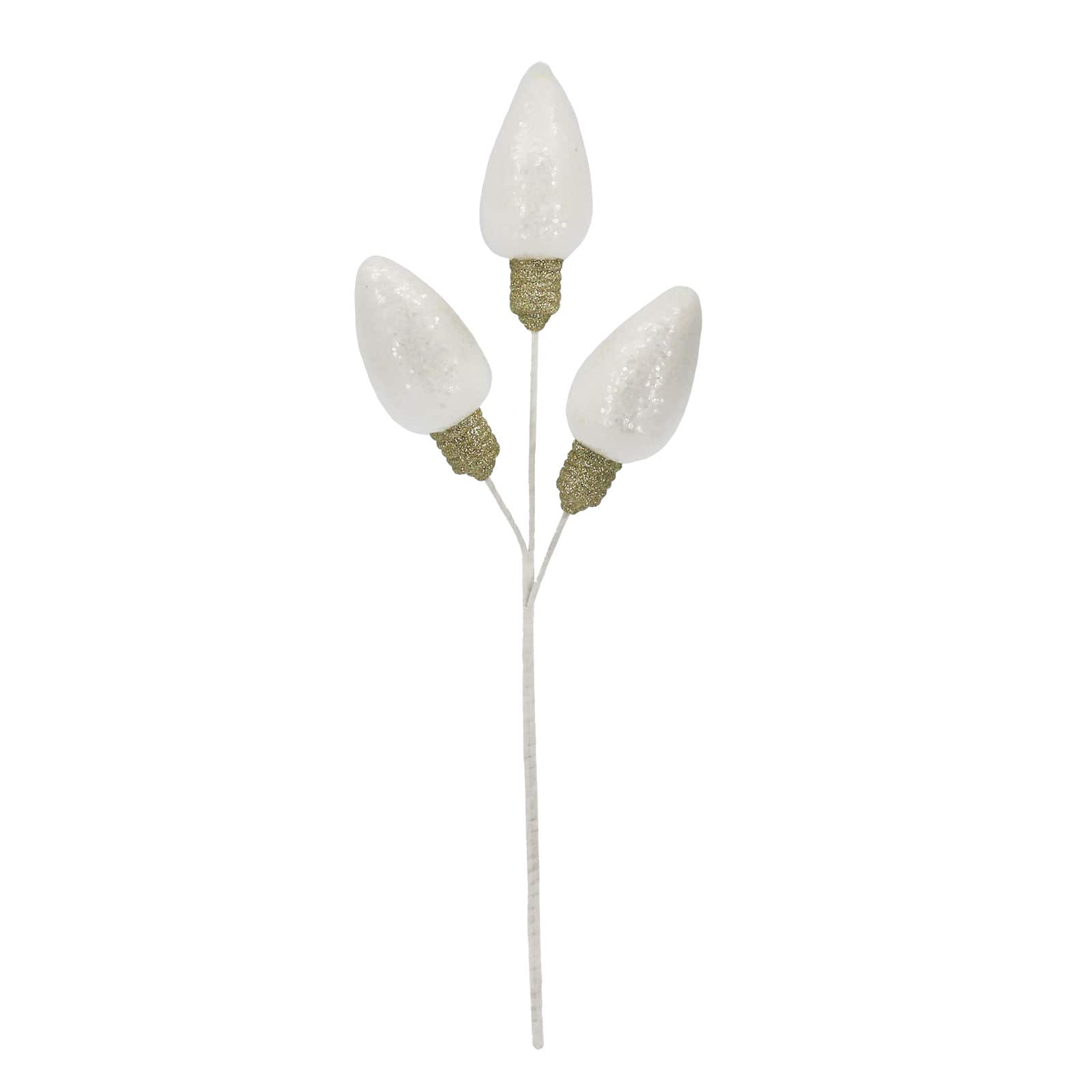 28&#x22; Glitter Light Bulbs Stem by Ashland&#xAE;