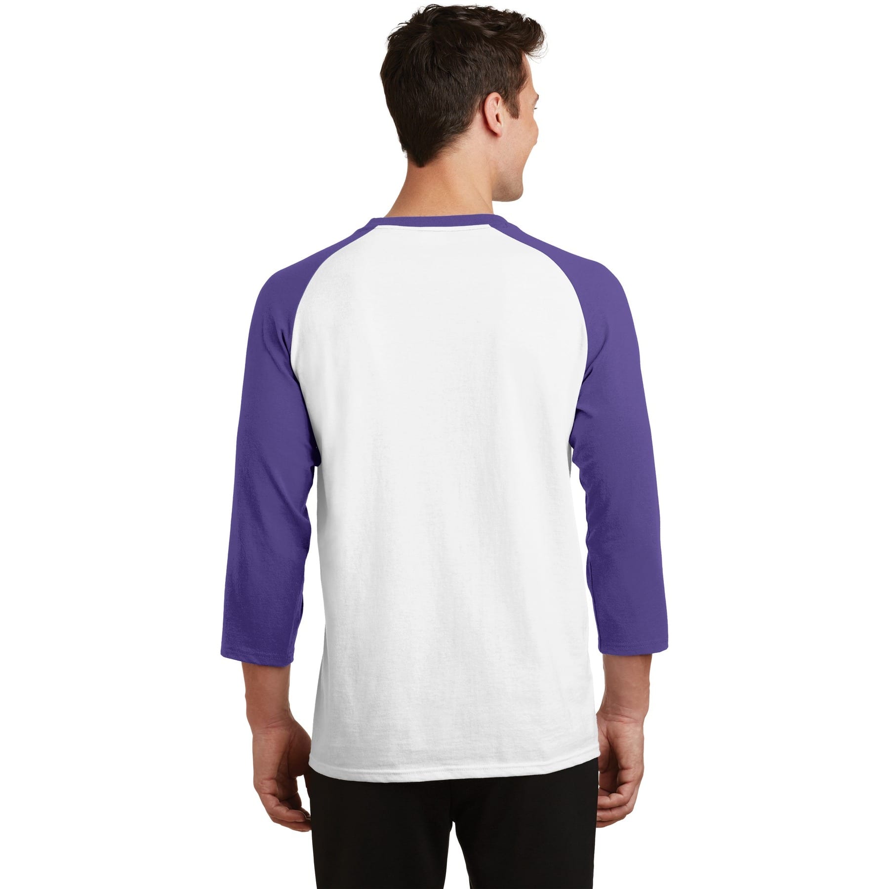 Port & Company® Core Blend 3/4-Sleeve Raglan Tee