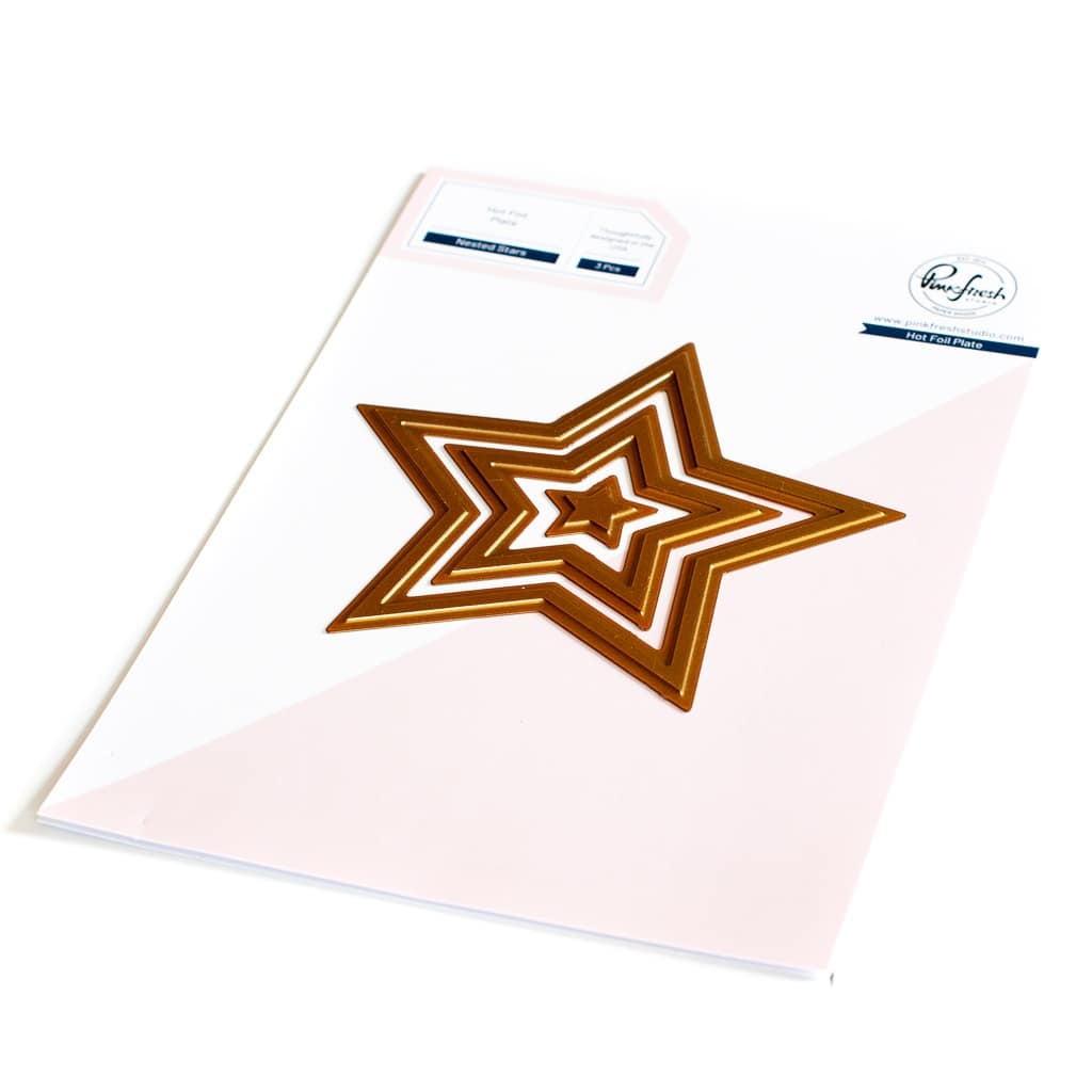 Pinkfresh Studio Nested Stars Hot Foil Plates