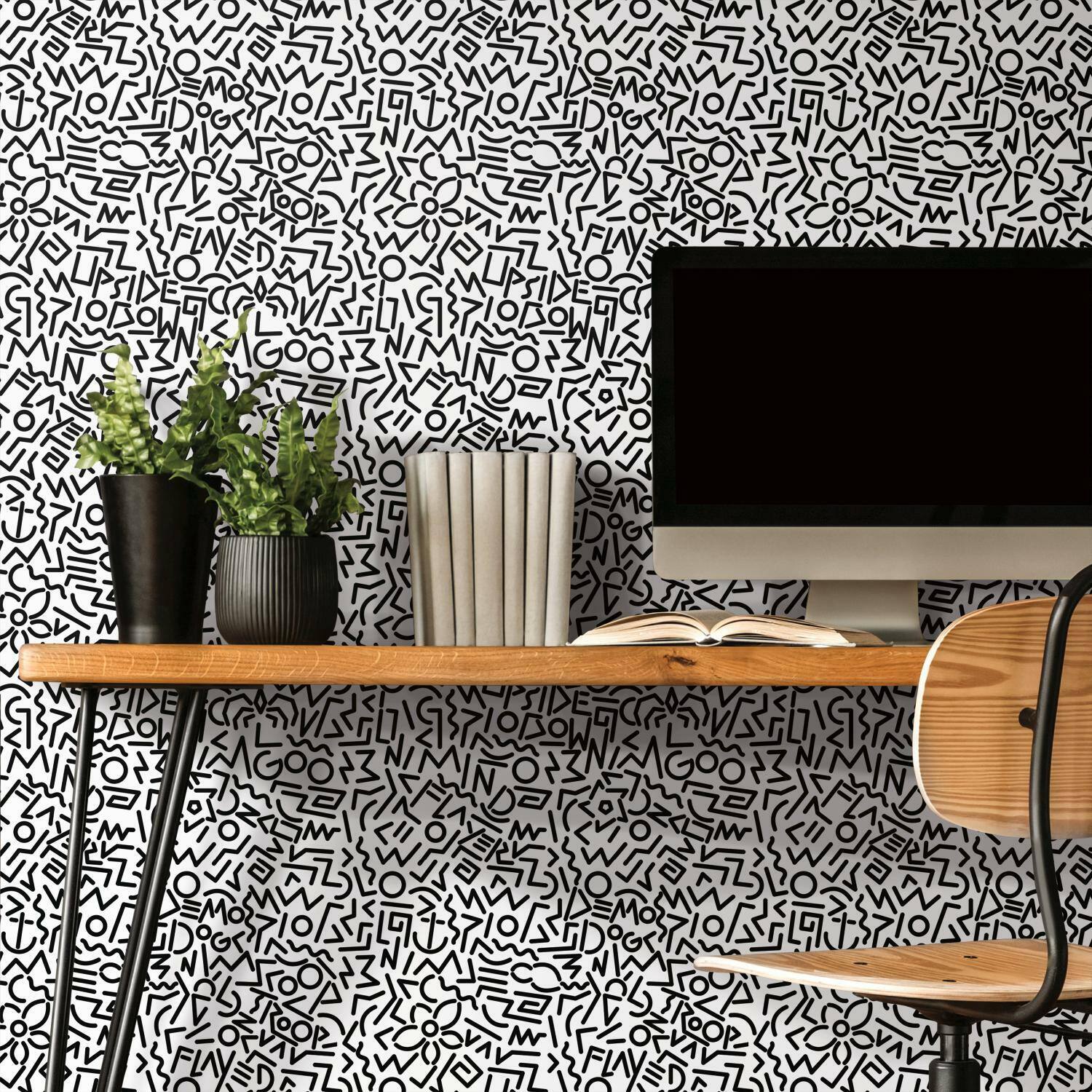 RoomMates Stranger Things Doodles Peel & Stick Wallpaper