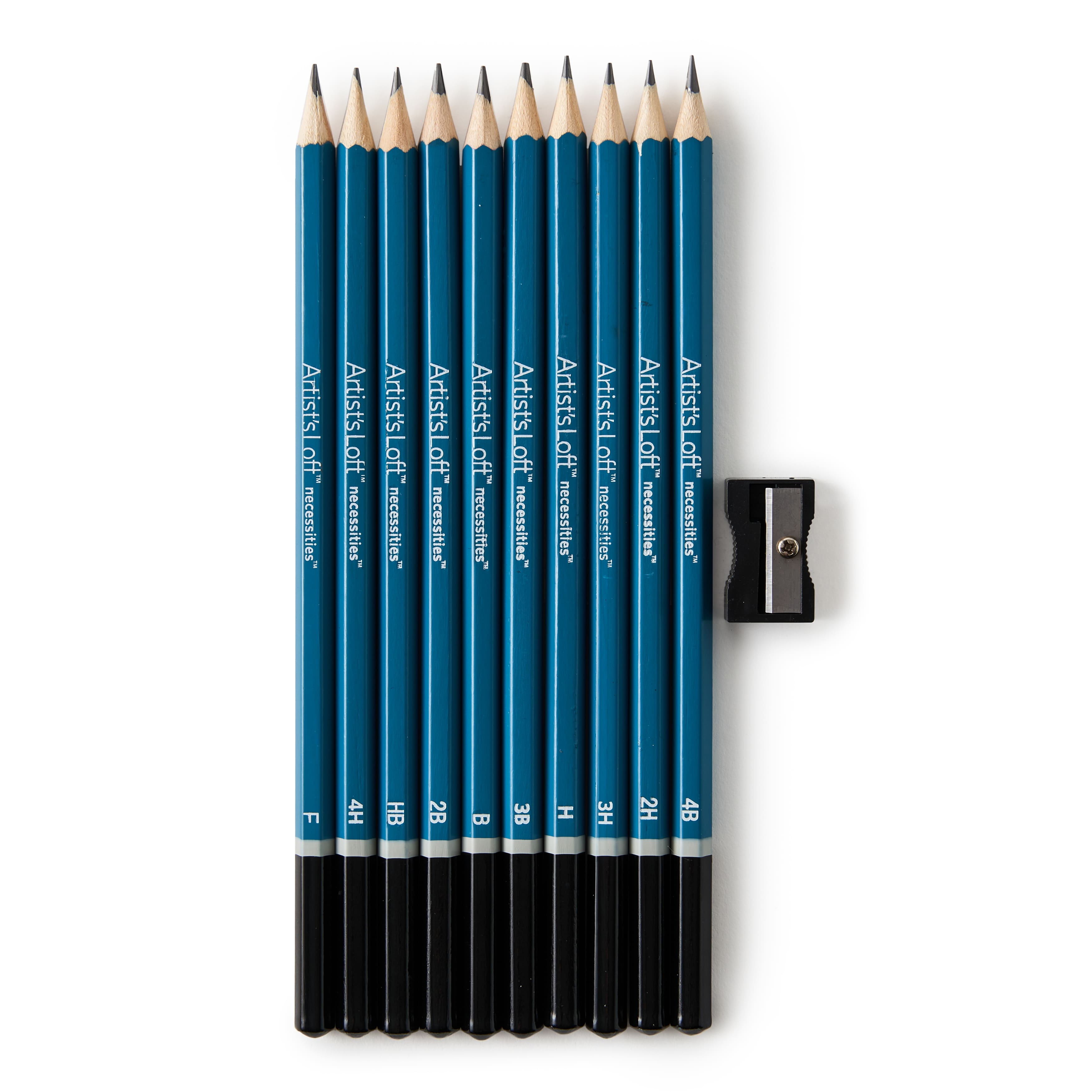 Sketching pencil set, 12 graphite + 12 sketching pencils
