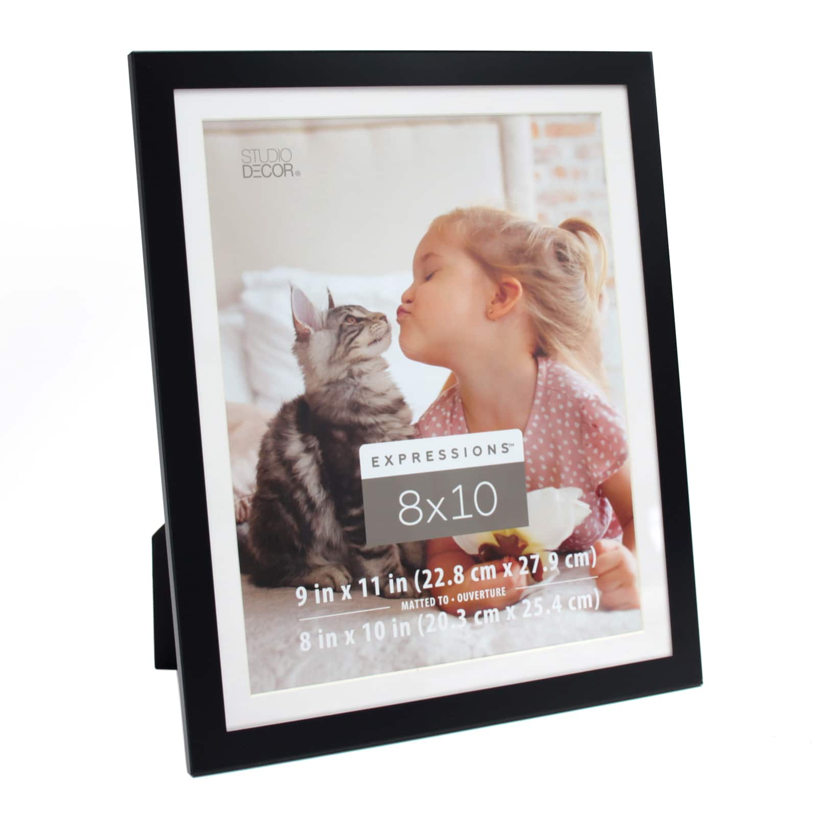 12 Pack: Black Aluminum Frame with Mat, Expressions&#x2122; by Studio D&#xE9;cor&#xAE;