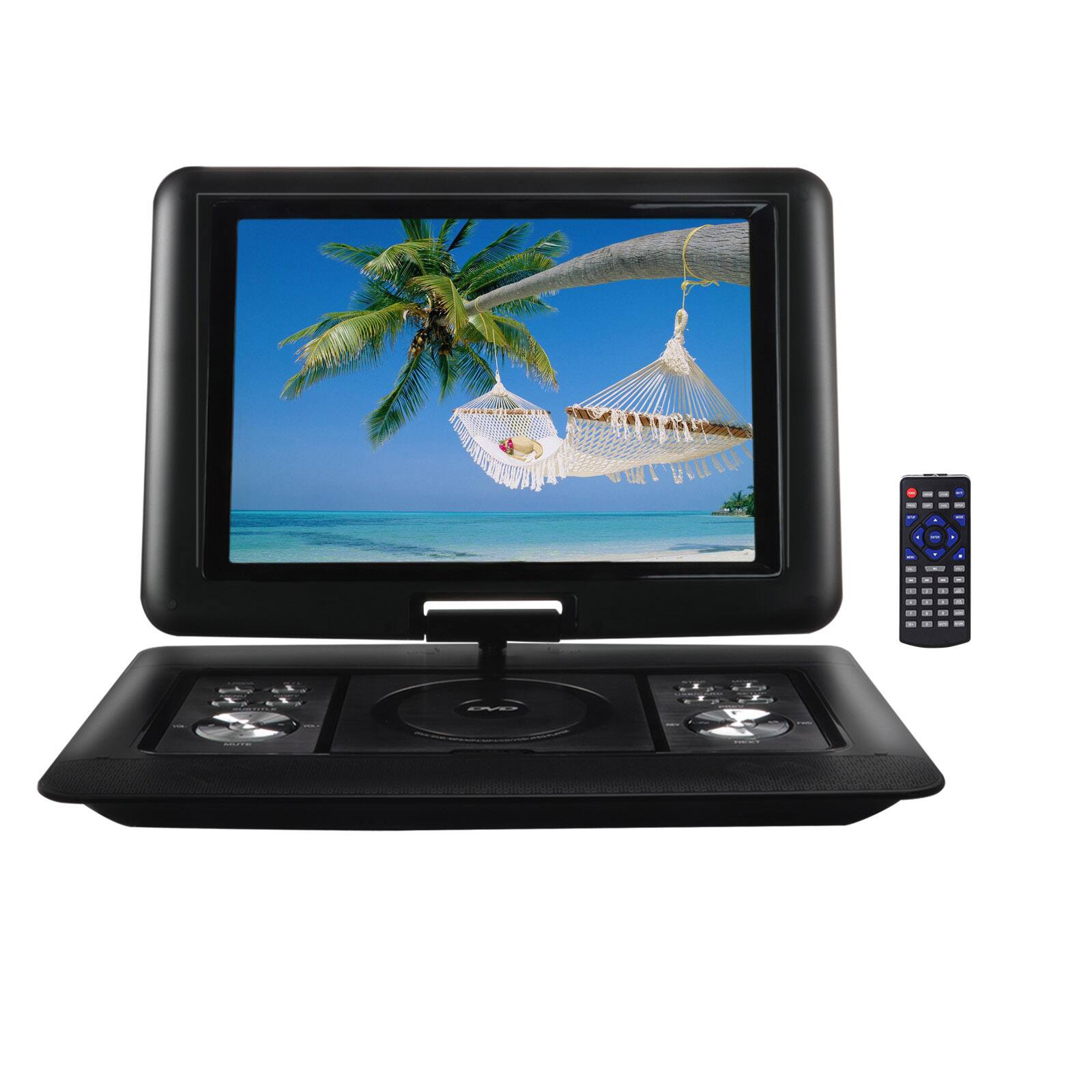 Trexonic 15.4&#x22; Portable DVD Player with Swivel LCD Screen