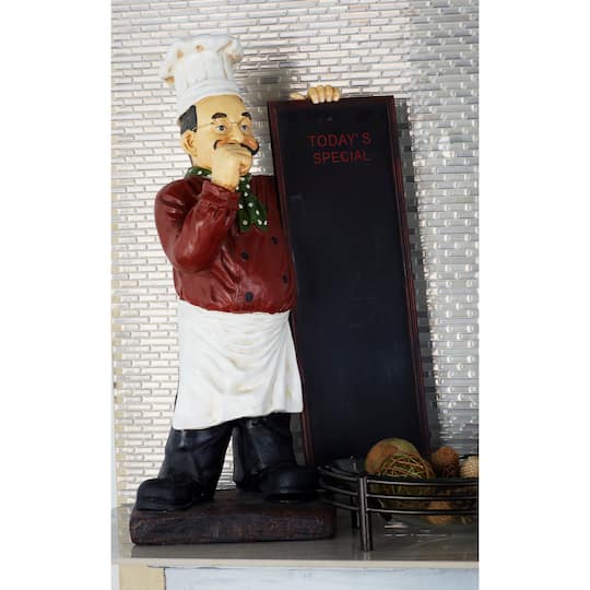 3ft. Multi Polystone Traditional Chef Chalkboard Sign | Michaels