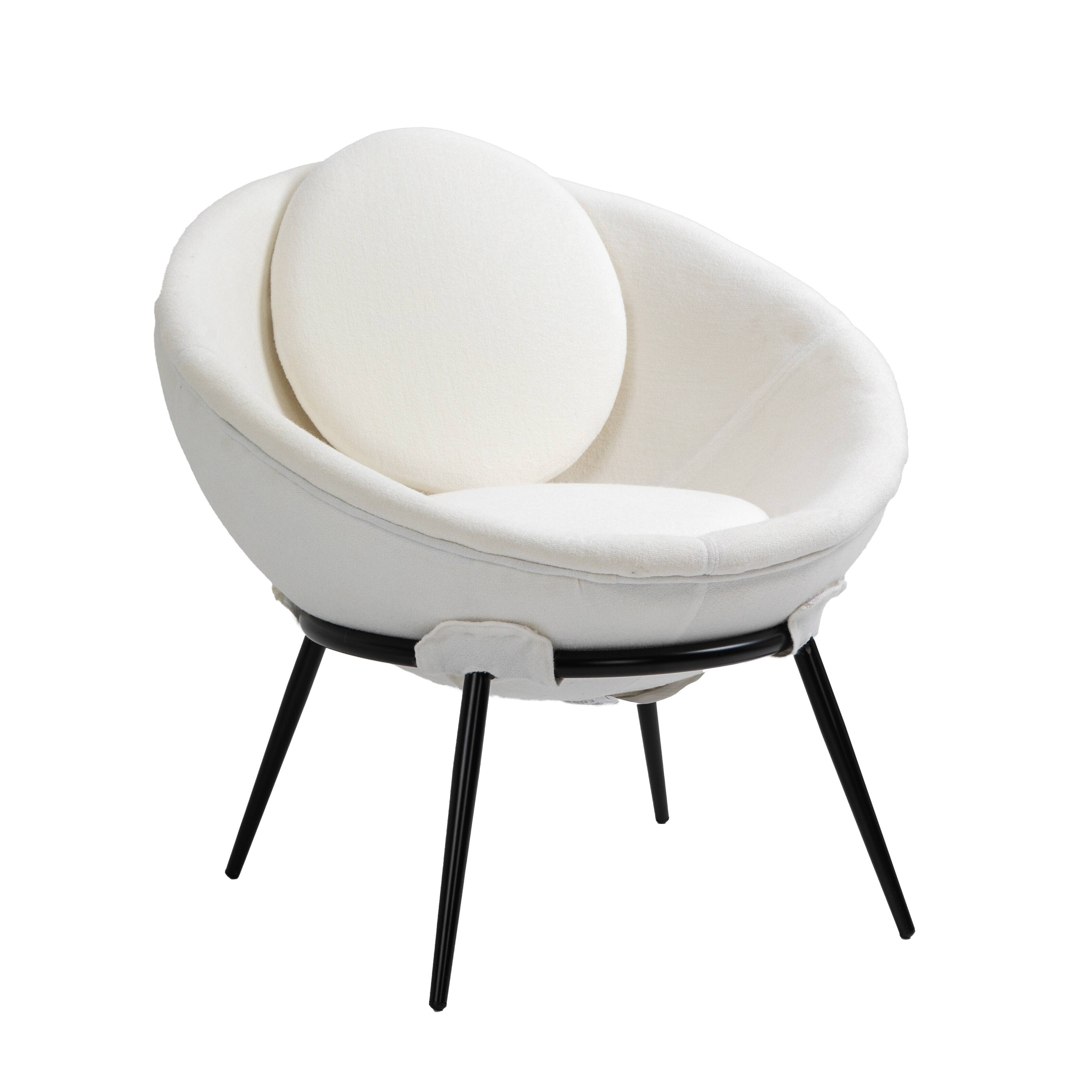 Hello Honey&#xAE; Vintage Upholstered Cup Accent Chair