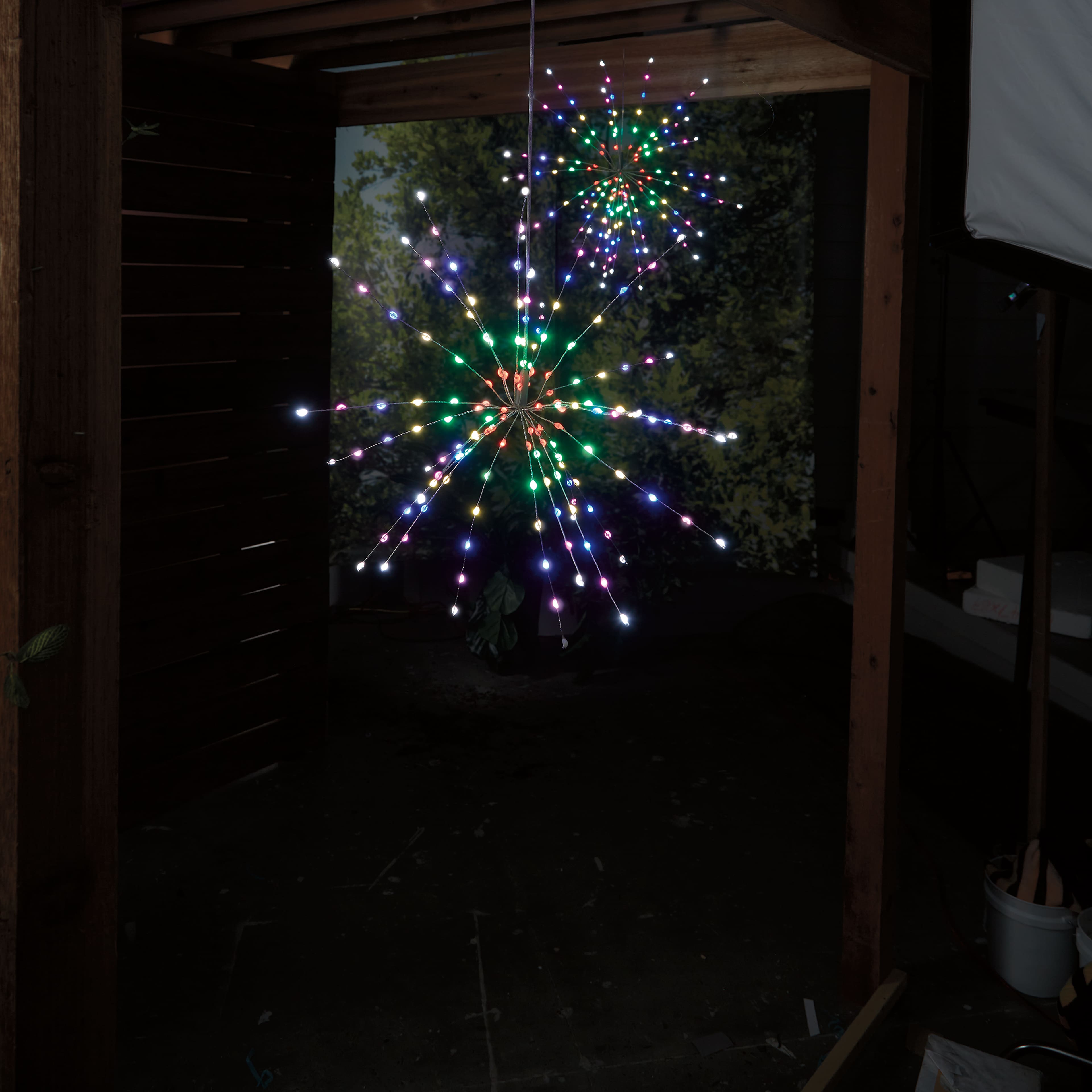Multicolor LED Hanging Starburst Light by Ashland&#xAE;