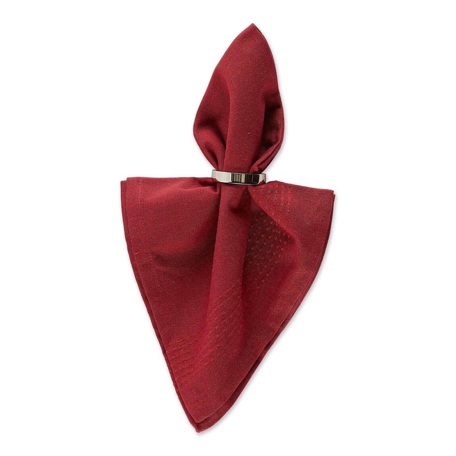 DII® Redwood Harvest Dobby Stripe Cloth Dinner Napkins, 6ct.