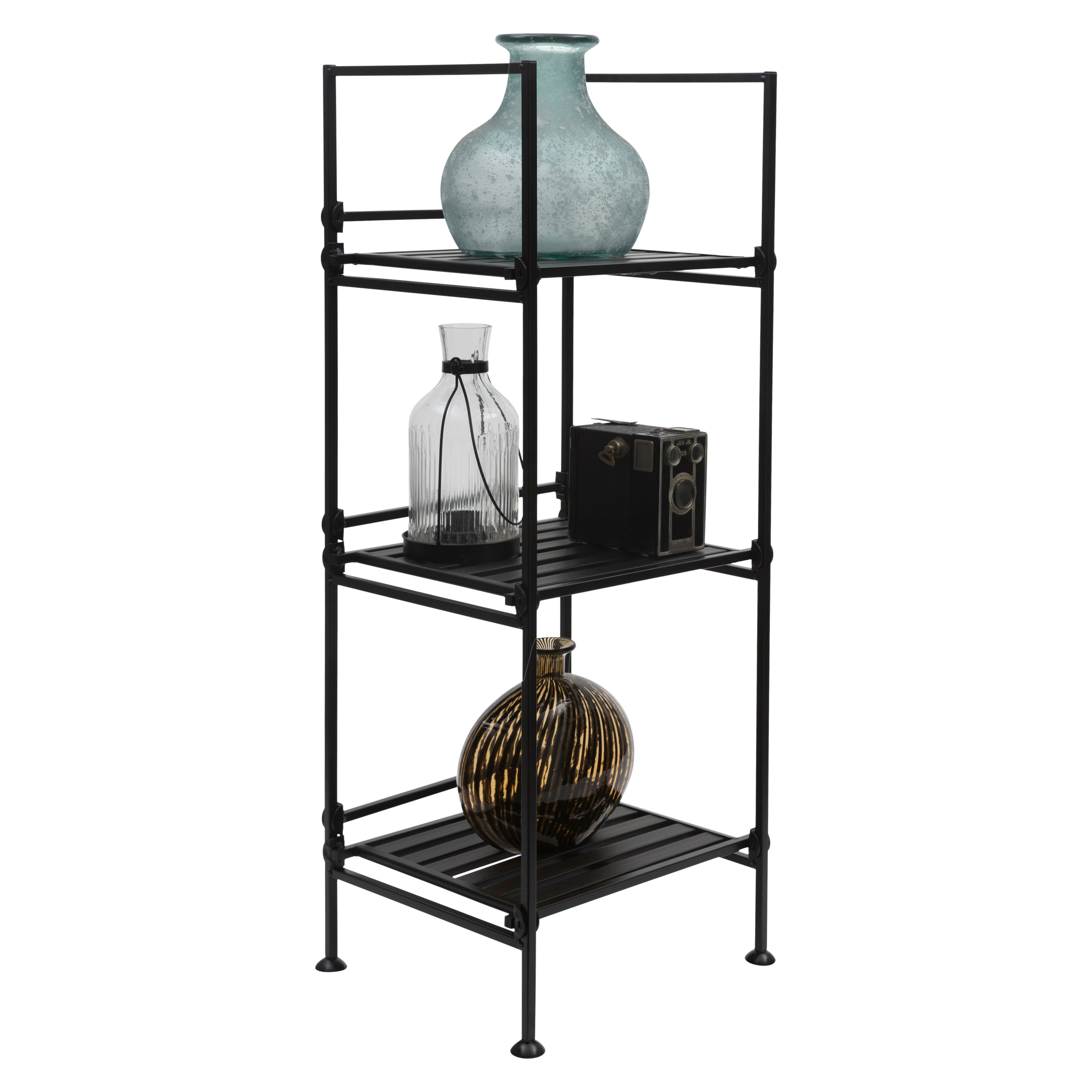 Organize It All 3 Tier Square Shelving Tower