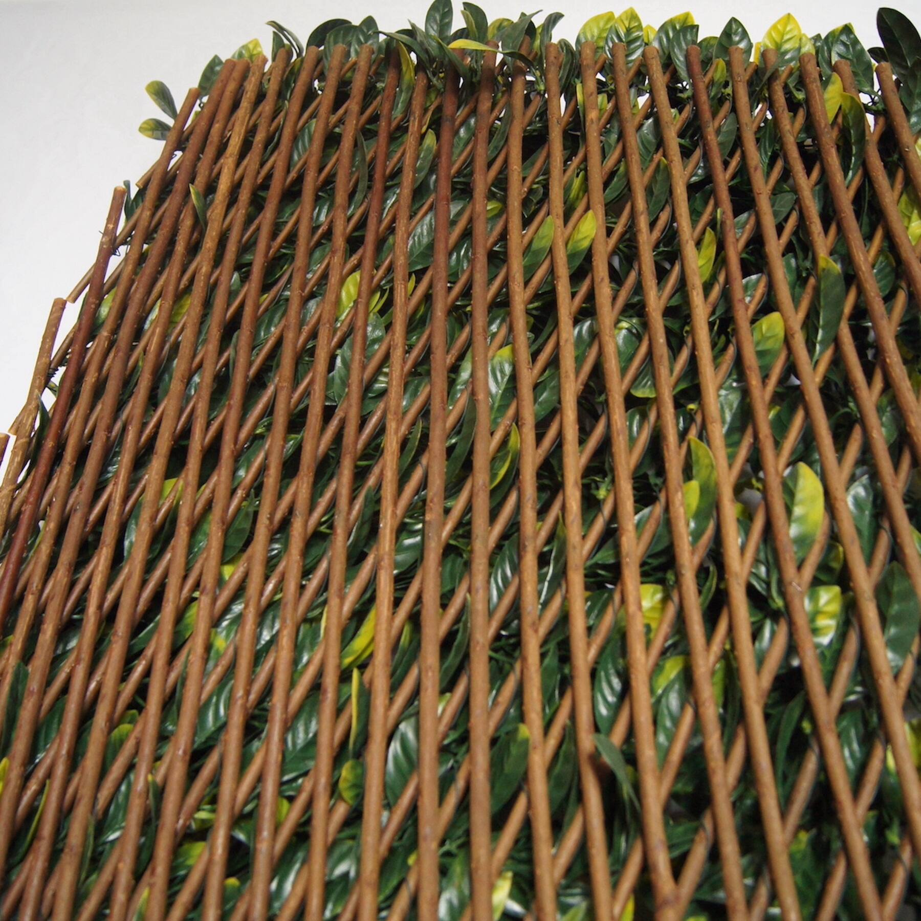 51&#x22; Expandable Lemon Leaf Lattice Screen