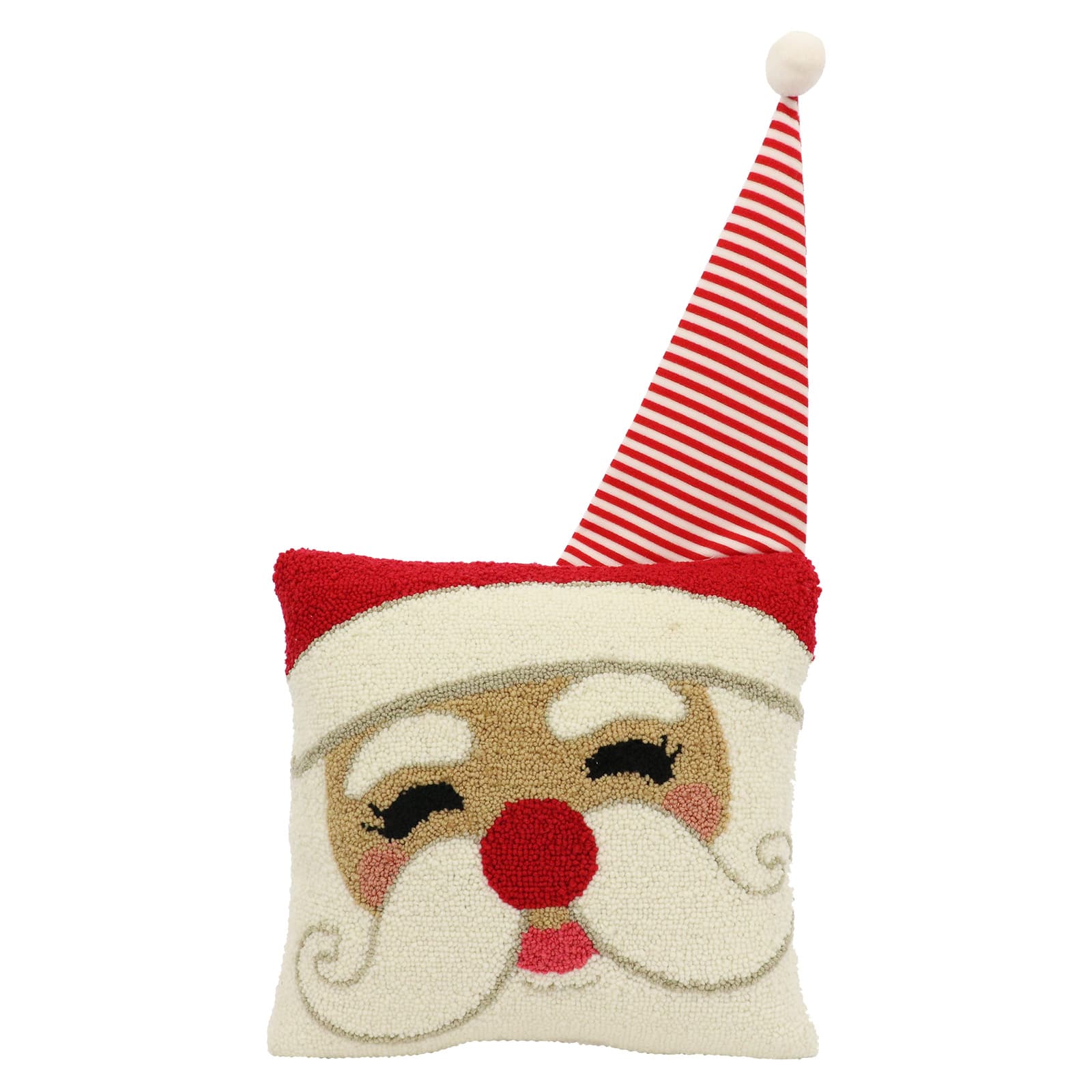 16&#x22; x 16&#x22; Santa Face Throw Pillow by Ashland&#xAE;