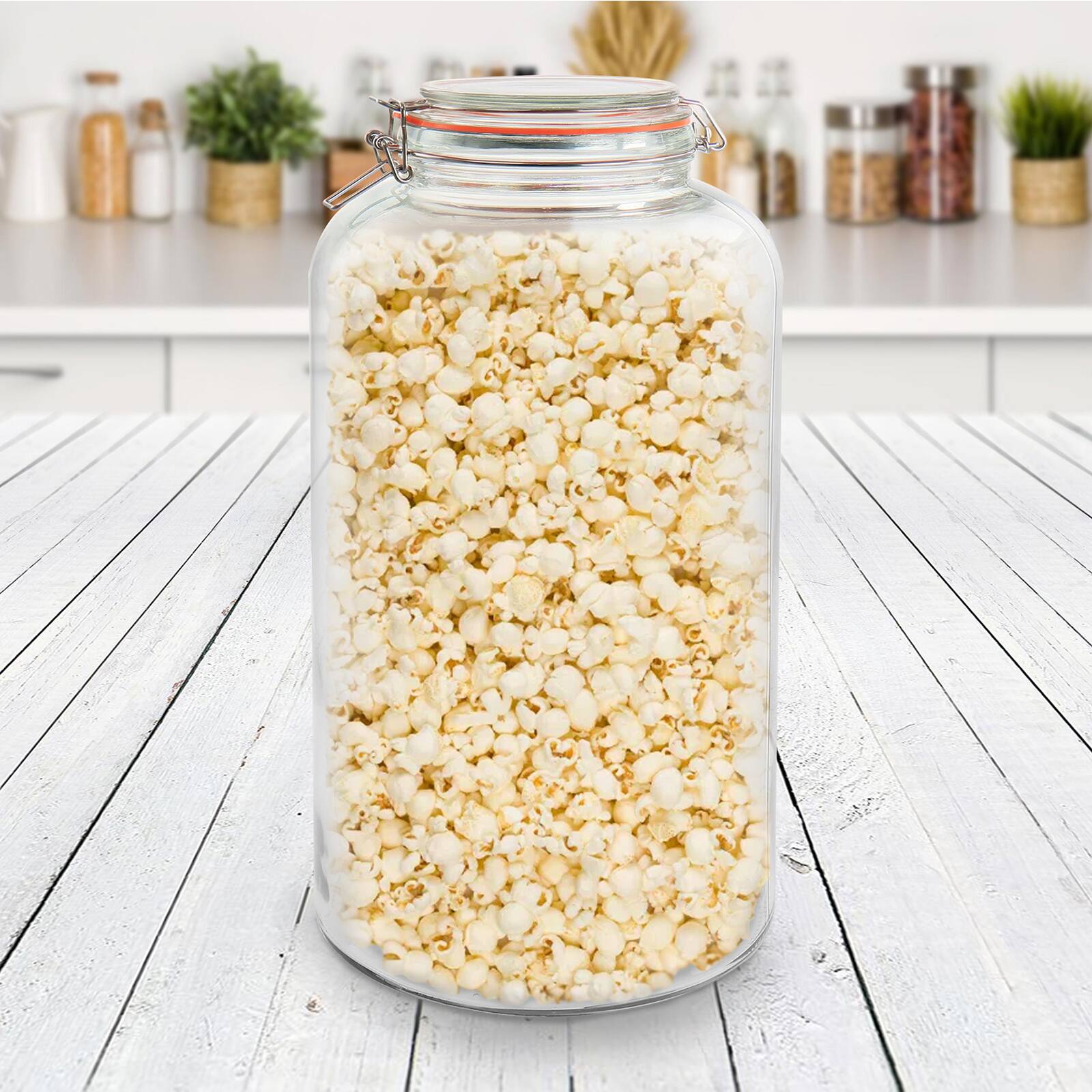 Gibson Home&#xAE; Alpha 2.4gal. Glass Canister Frasco