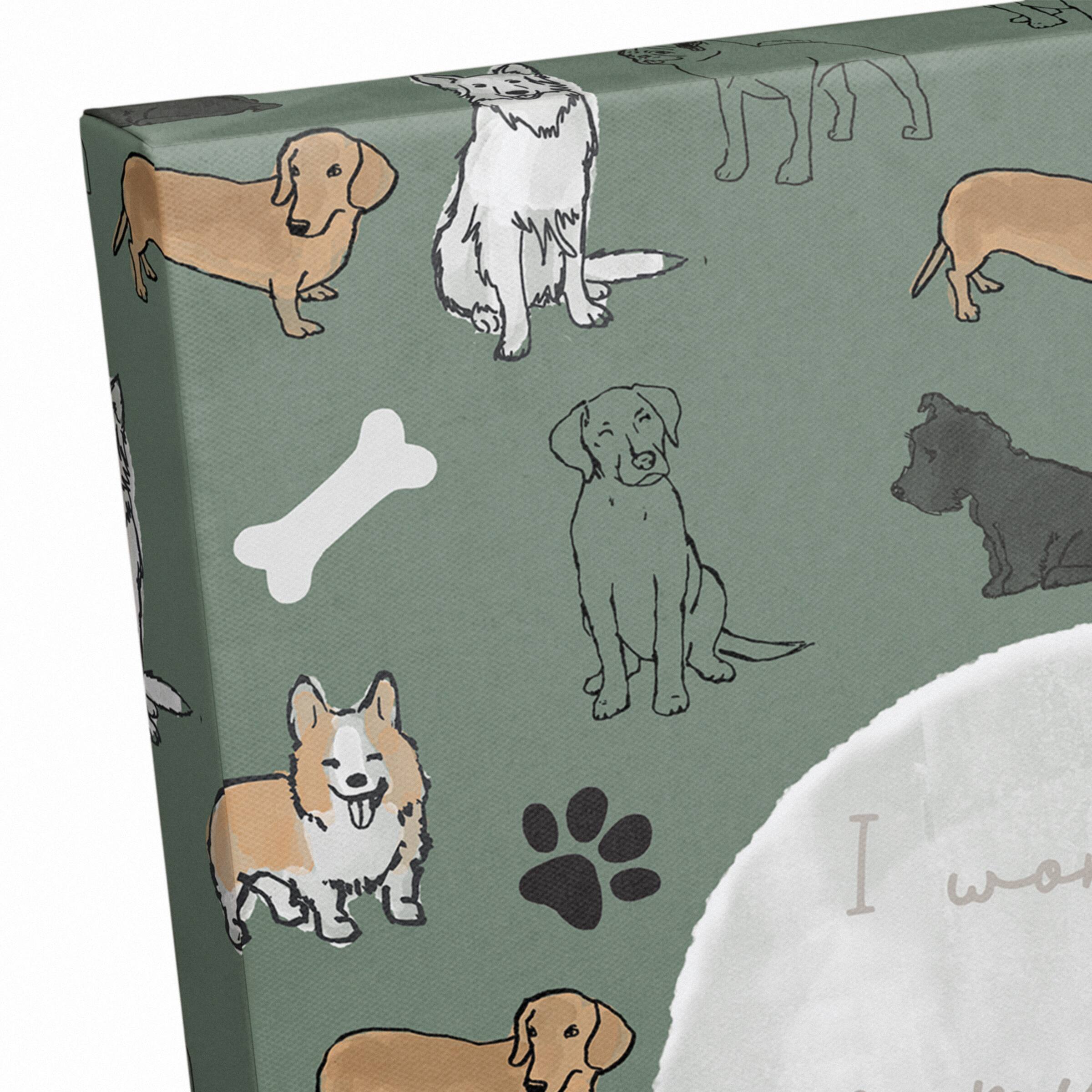 I Work Hard for My Dog Canvas Wall Art