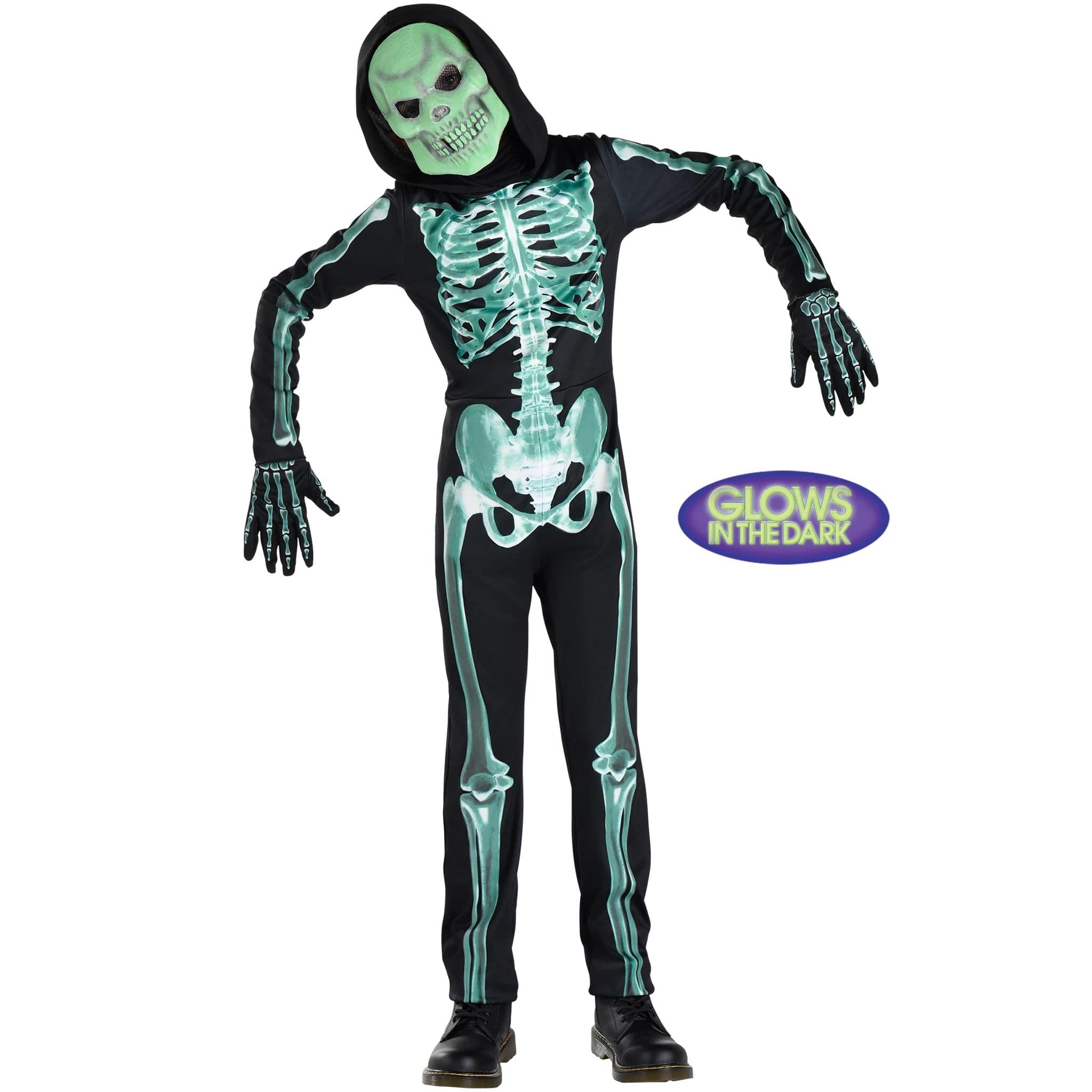 Glow in the Dark Skeleton Youth Costume | Michaels