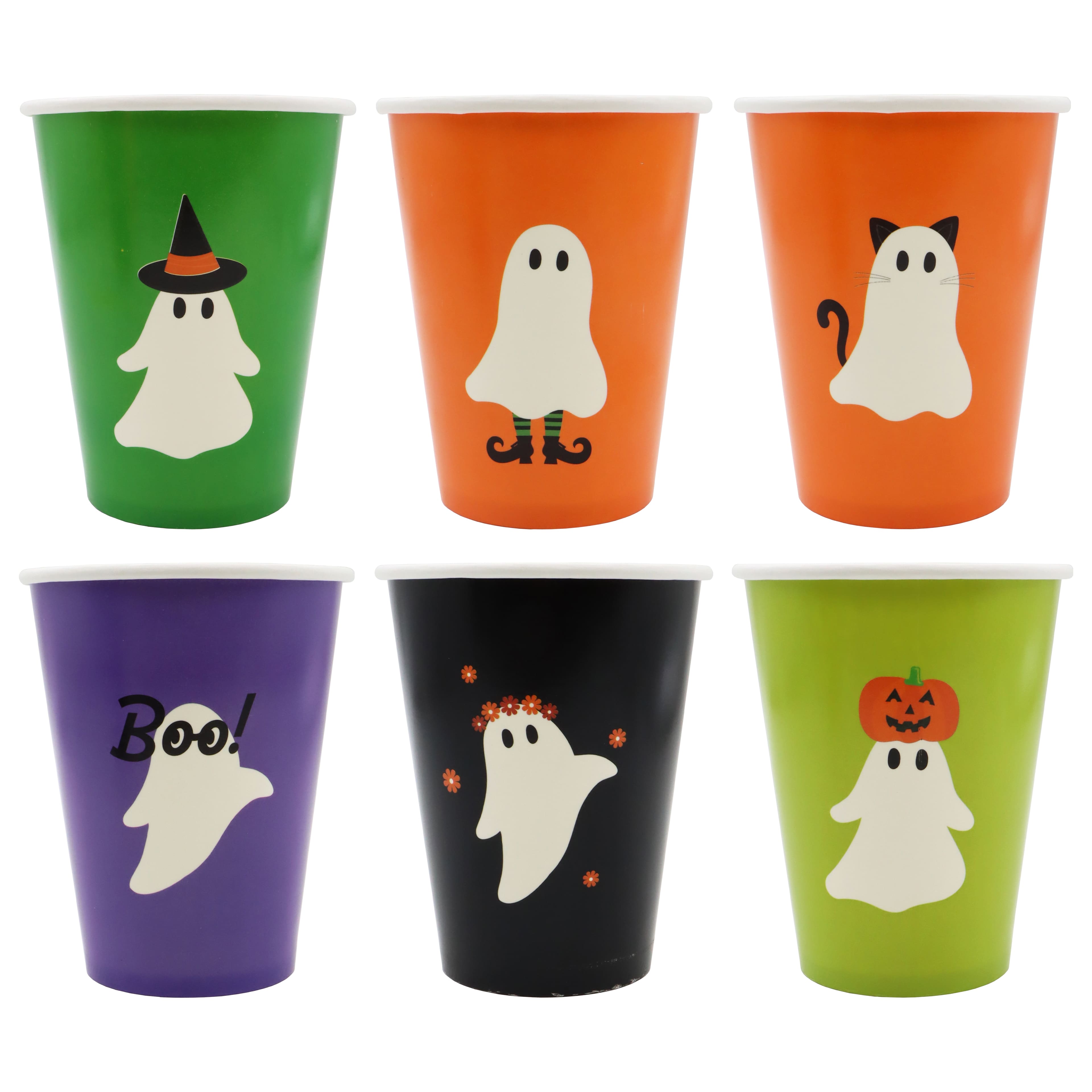 12oz. Halloween Paper Cups, 6ct. by Celebrate It&#x2122;