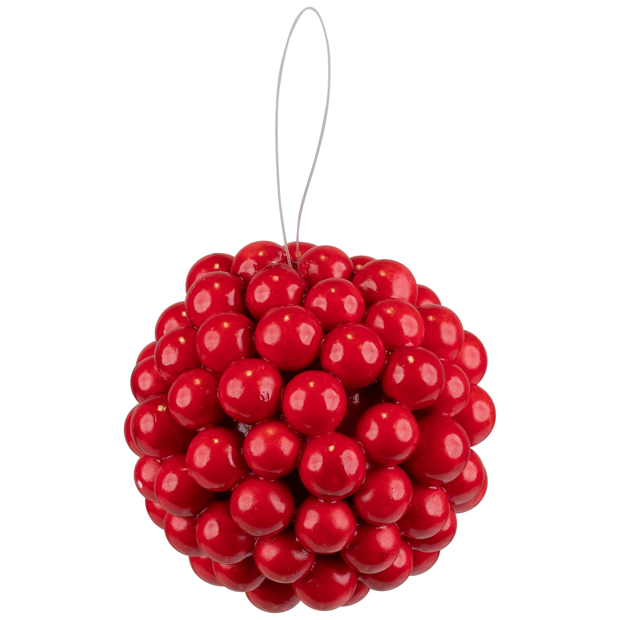 3.25&#x22; Red Berries Christmas Ball Ornament
