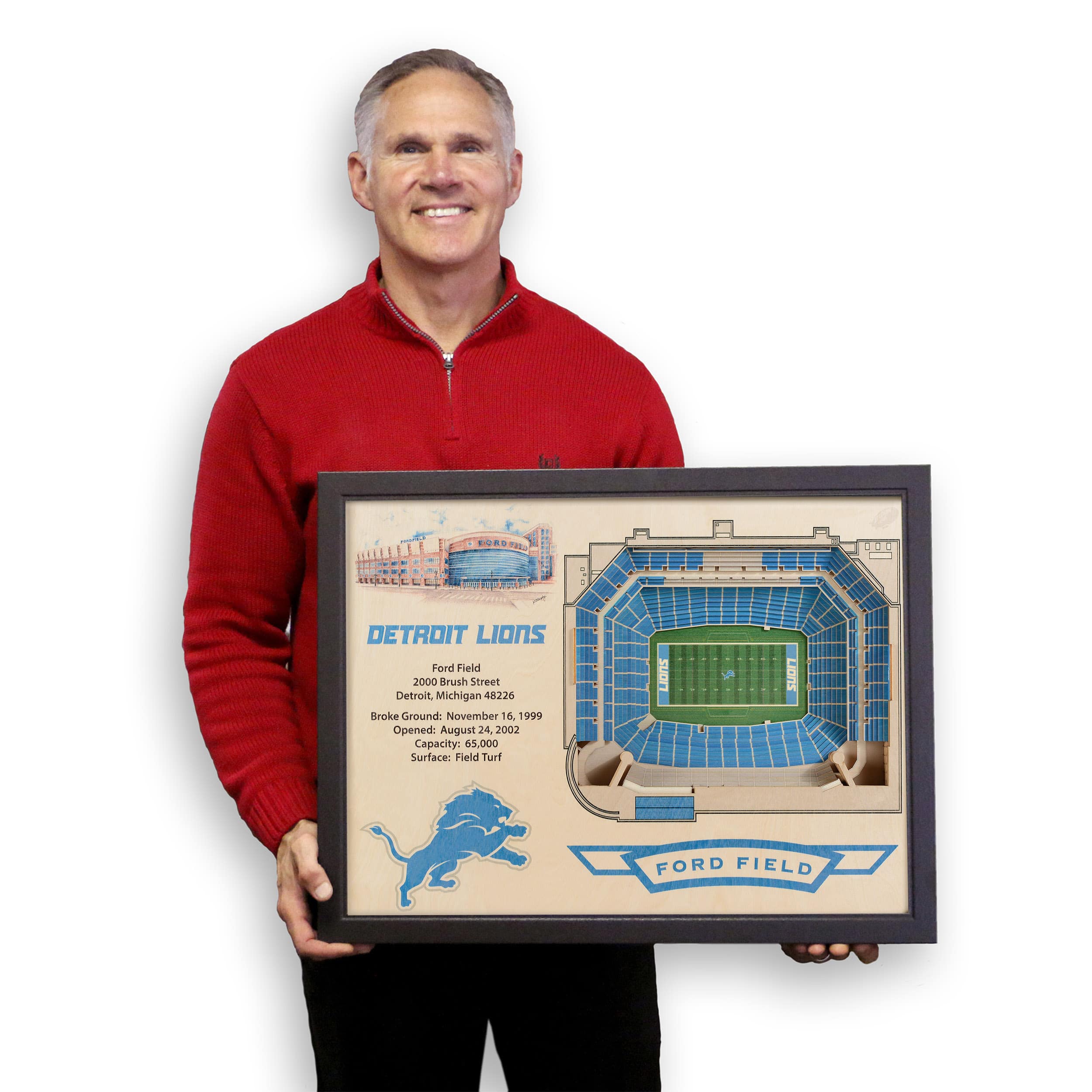 NFL 25 Layer StadiumView Wall Art