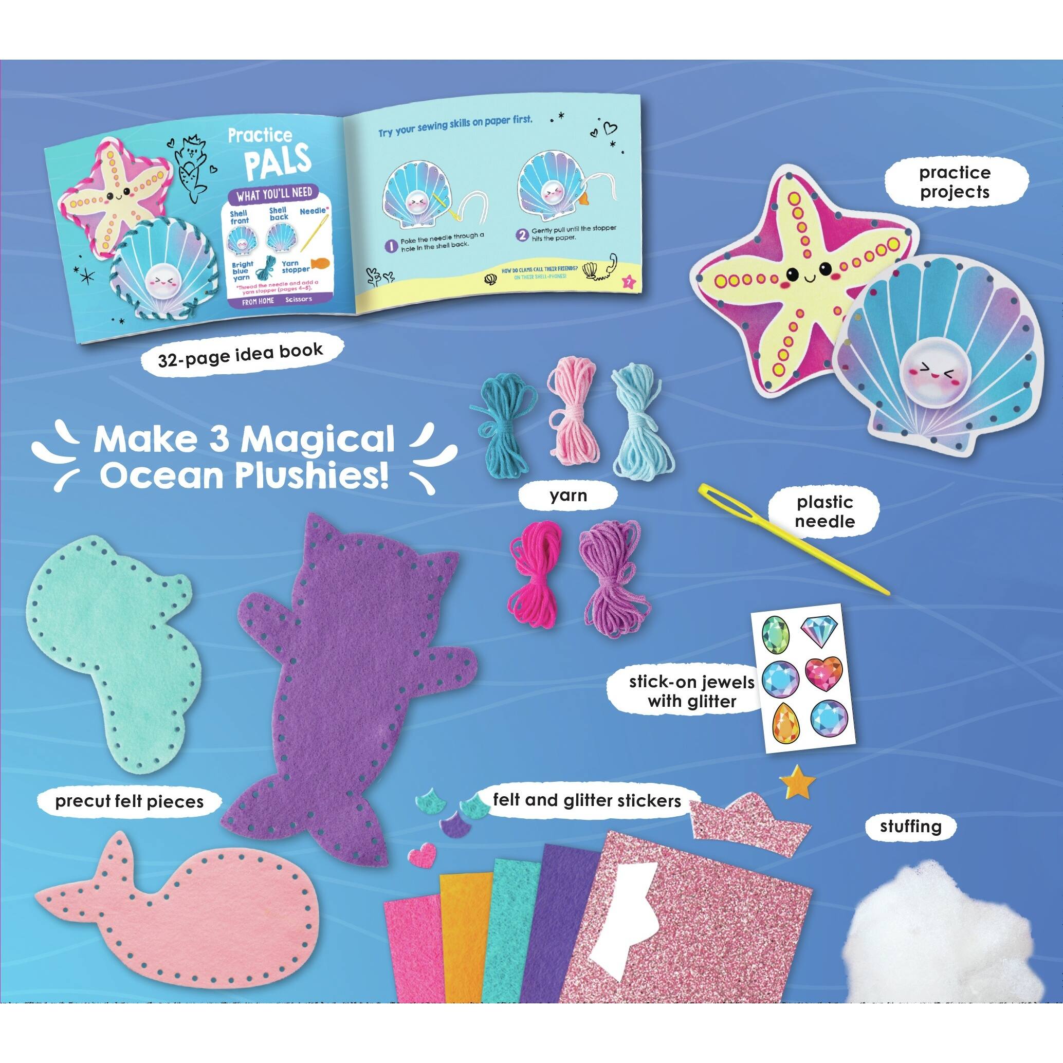 Klutz® Jr. My Cat Mermaid & Friends Book & Craft Kit