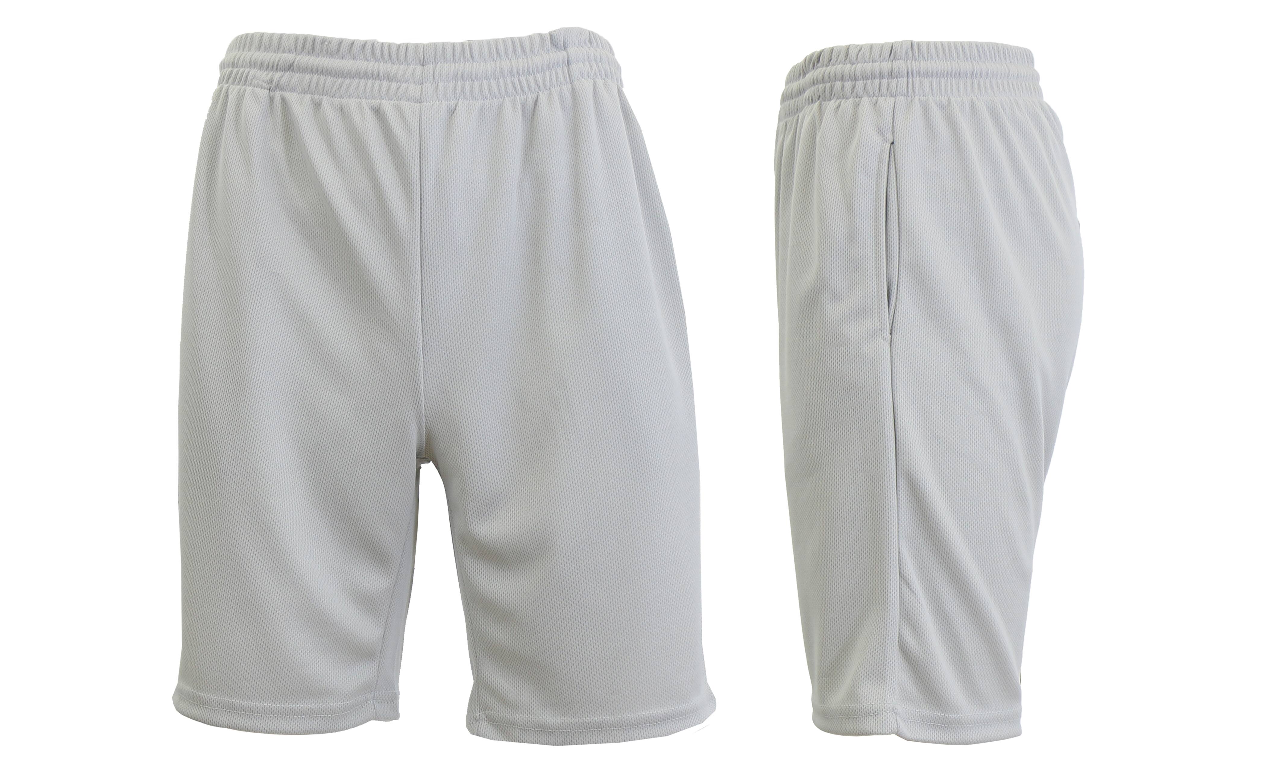 Galaxy by Harvic Men's Moisture Wicking Performance Basic Mesh Shorts